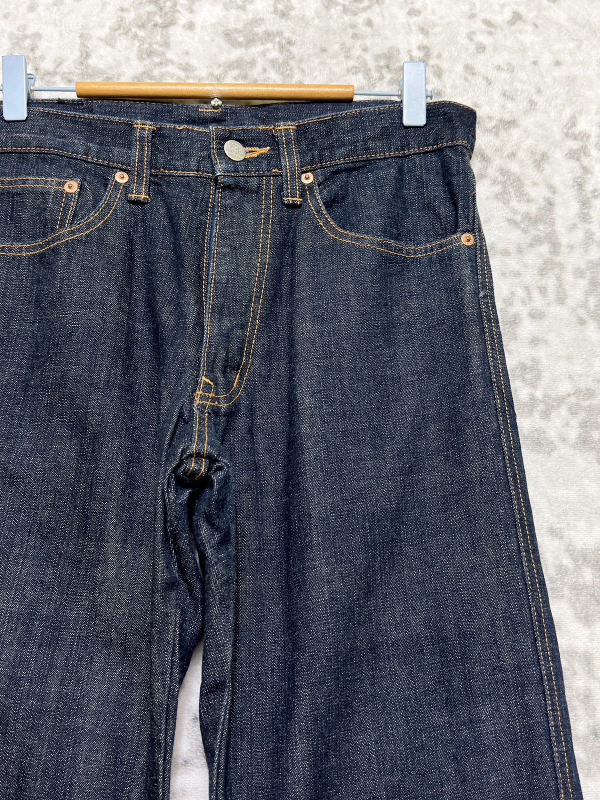 Karakuri Tamashii Juvenile Delinquent Wagara Kimono Panel Straight Denim Jeans Size US 30 / EU 46 - 5 Thumbnail