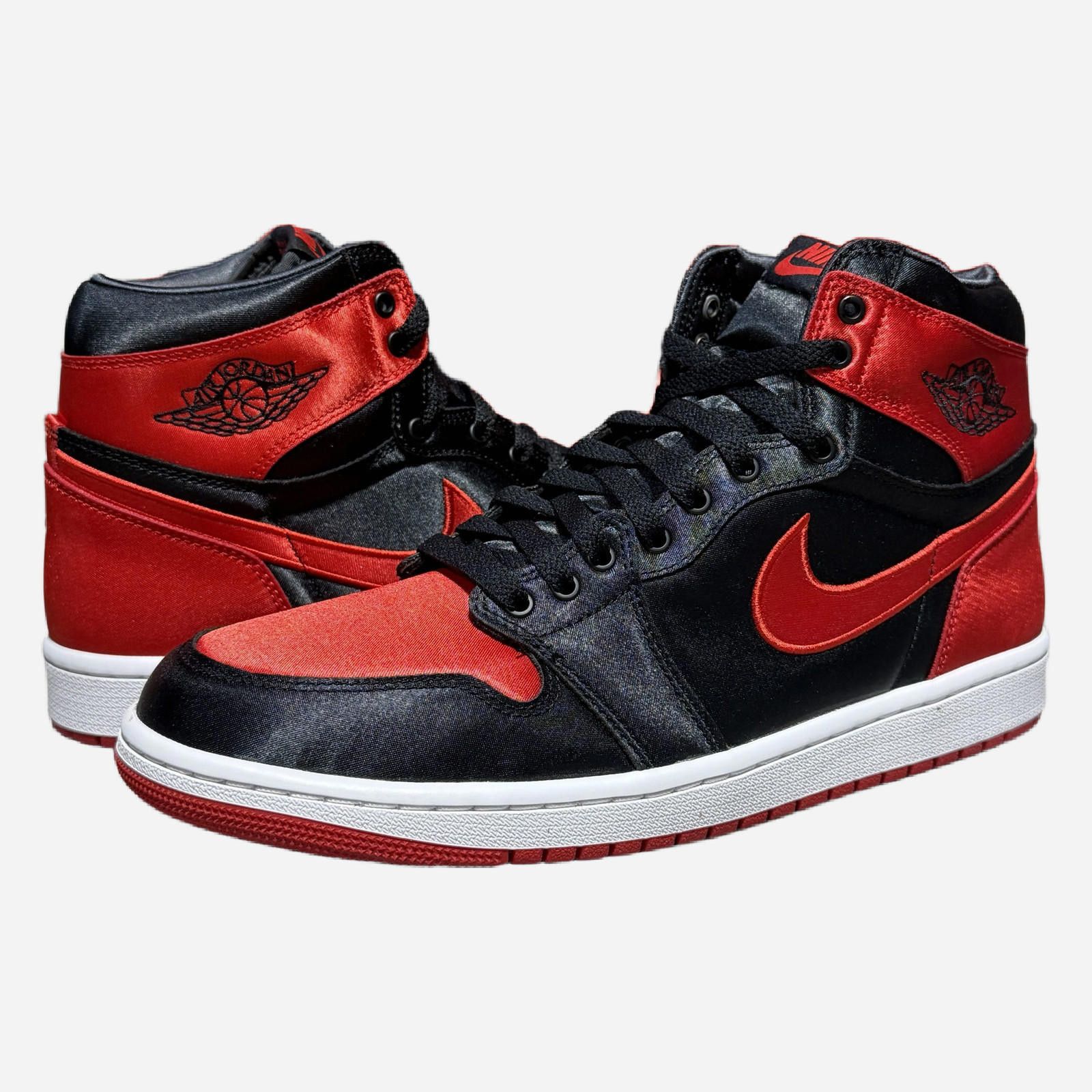Nike Nike Air Jordan 1 High Satin Bred 11.5W New with Box Size US 11.5 / IT 41.5 - 1 Thumbnail
