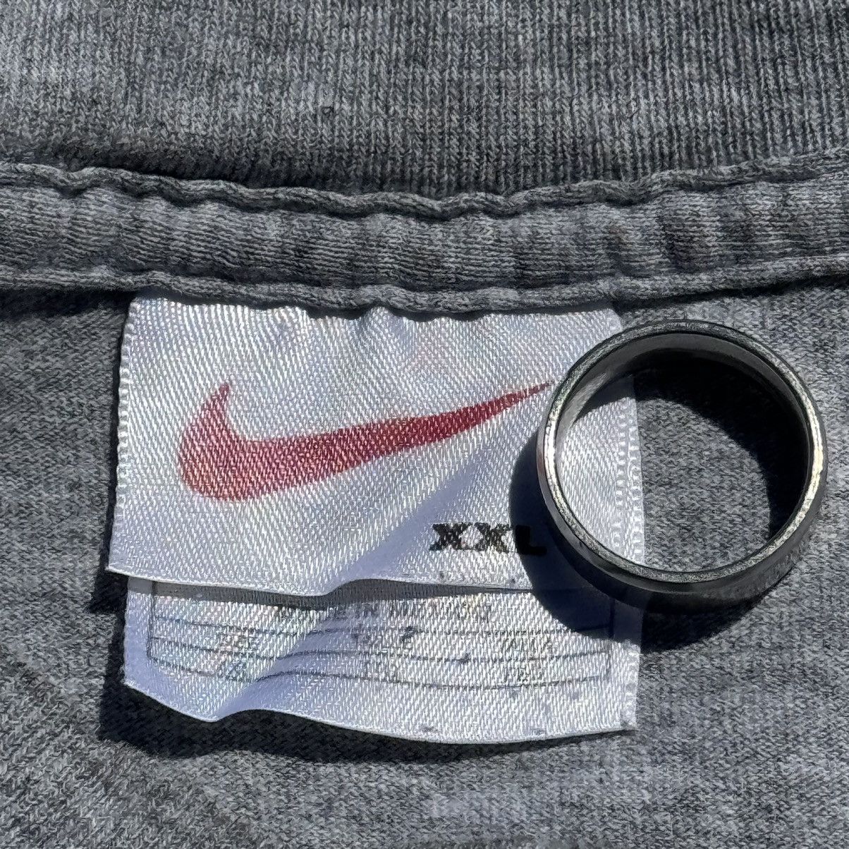 JNCO × Nike × Stussy Vintage 90s Grey Nike Swoosh Graphic Tee Baggy Skater XXL Size US XXL / EU 58 / 5 - 4 Thumbnail