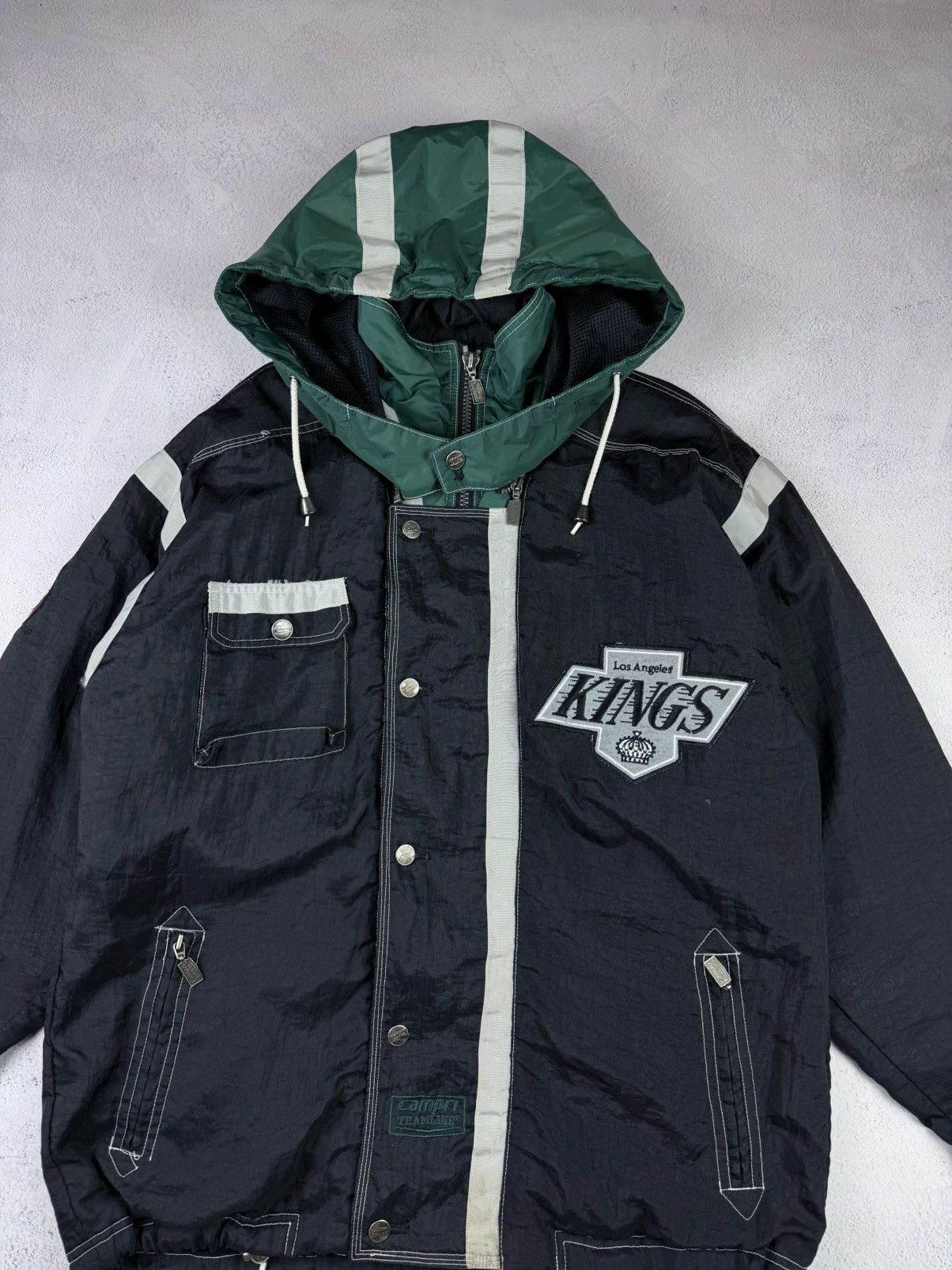 Vintage Vintage 90 x Campri Los Angeles Kings Jacket Hooded Men’s Size US M / EU 48-50 / 2 - 4 Thumbnail