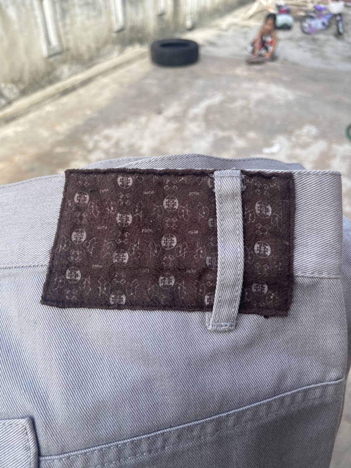 Japanese Brand PPFM BUCKLE BACK KHAKI STYLE PANT Size US 32 / EU 48 - 5 Thumbnail