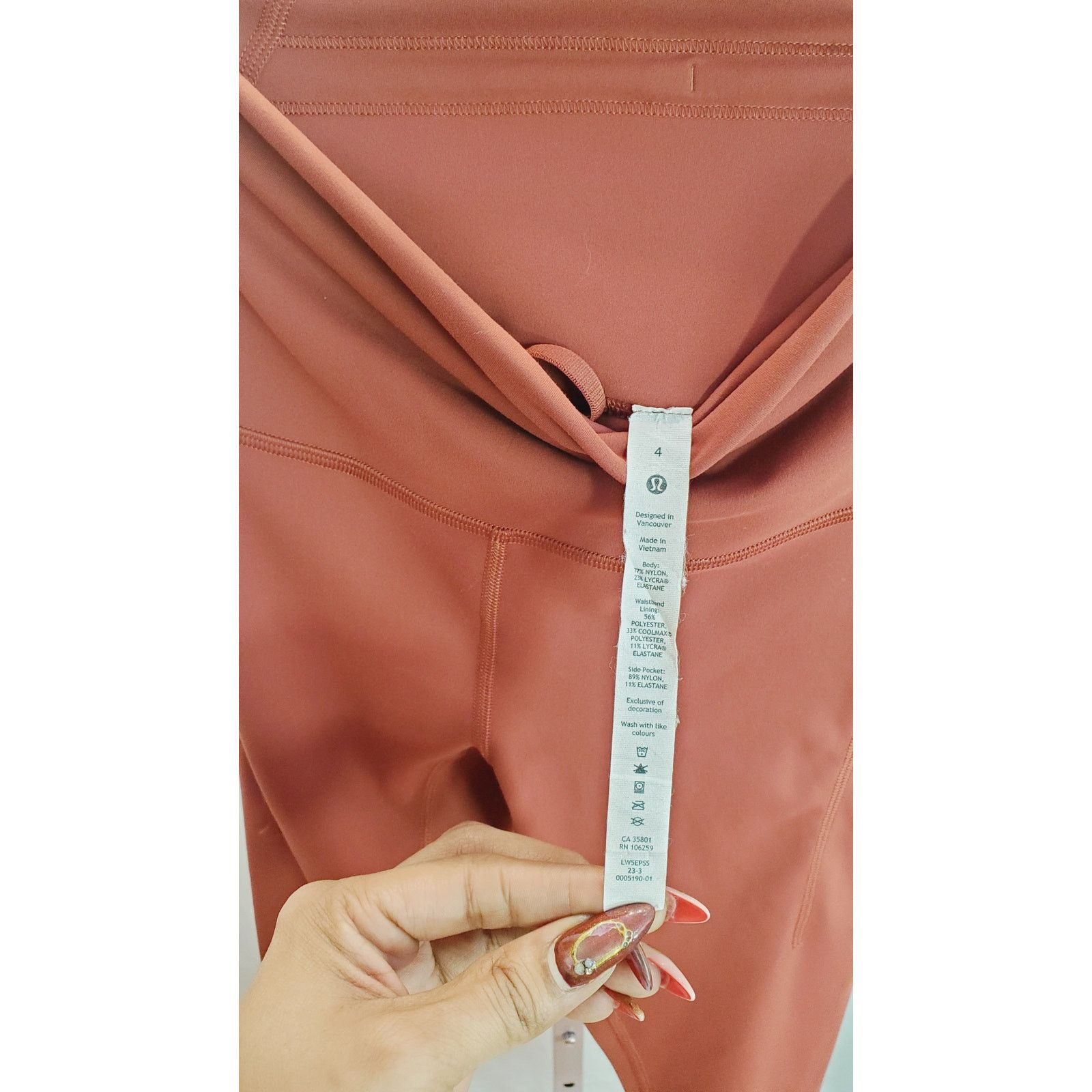 Lululemon Lululemon 2 Pack High Rise Leggings Brown Rust 4 Size 27" / US 4 / IT 40 - 3 Thumbnail