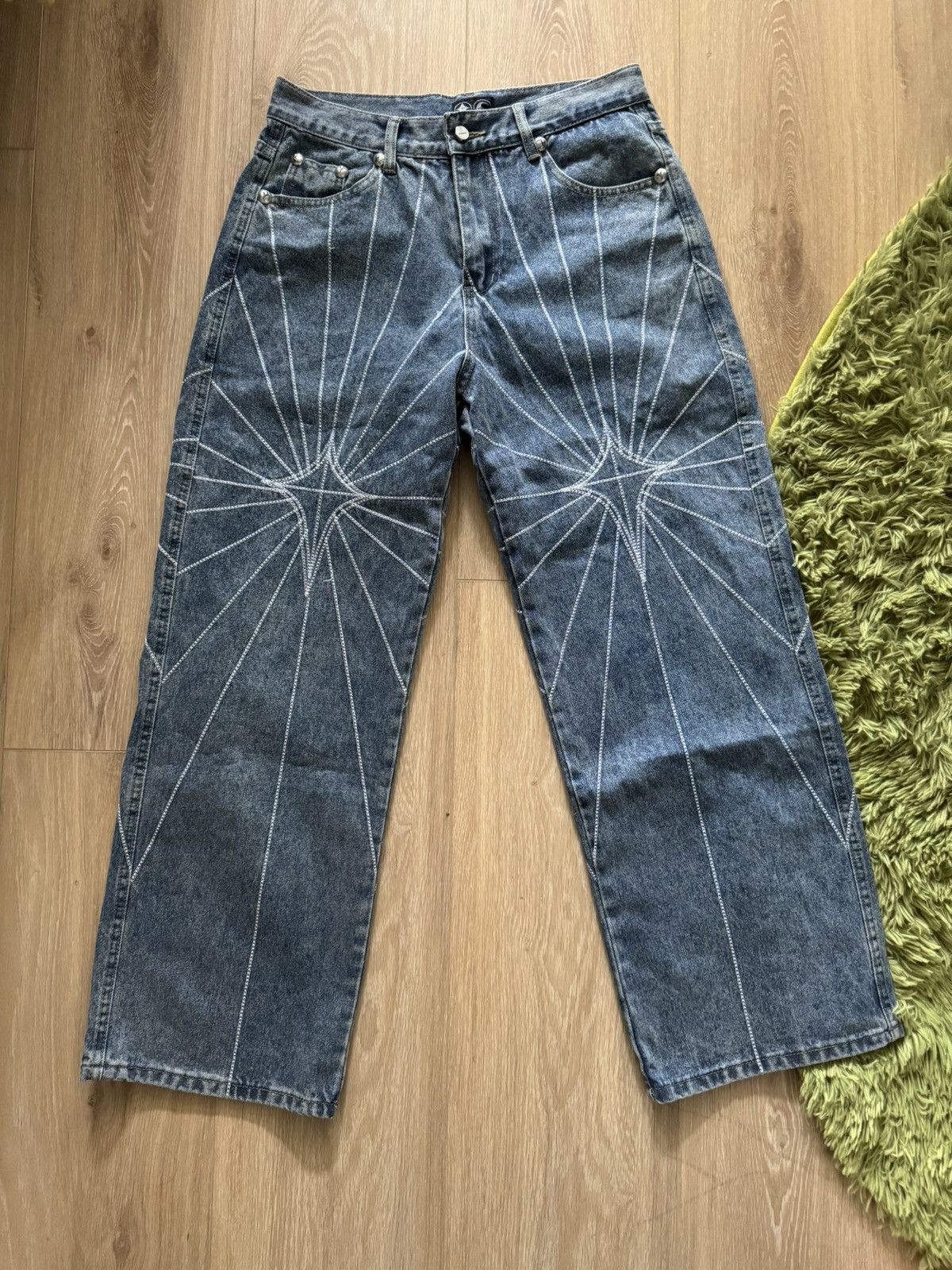Thug Club Thug Club Chain Stitch Denim Pants | Grailed