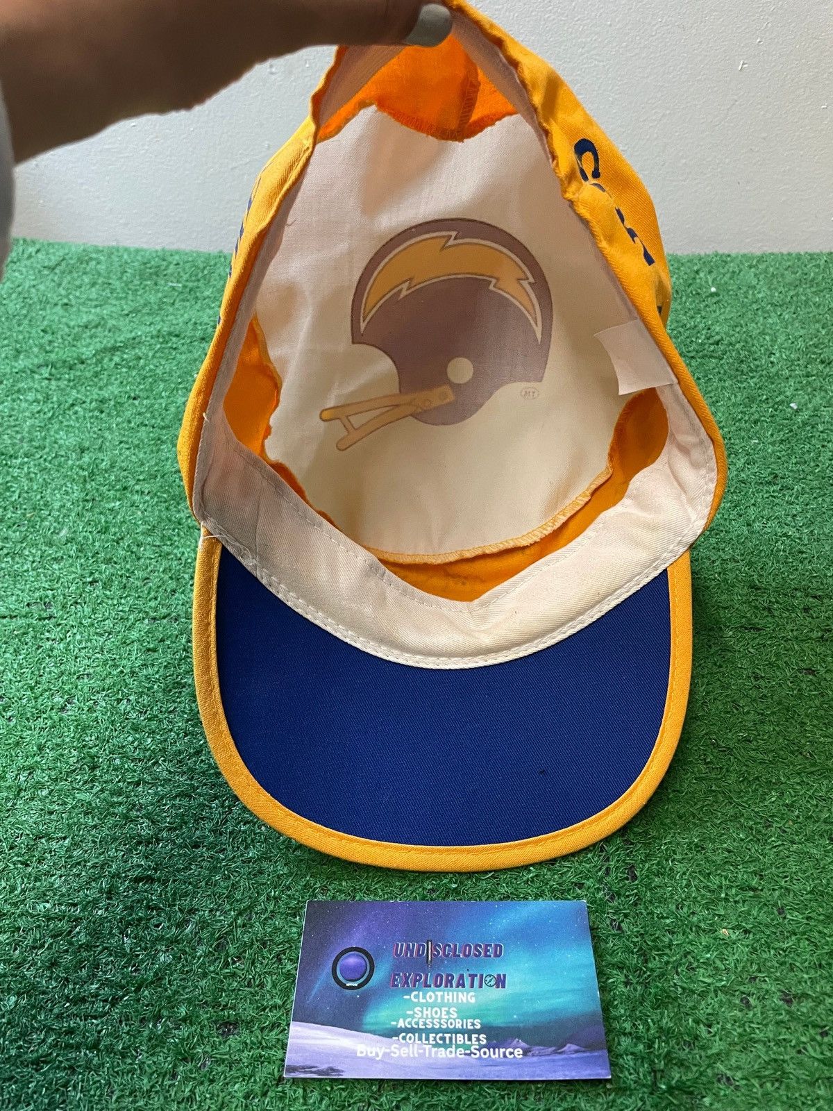 NFL Vintage 1980s San Diego Chargers NFL painters hat Size ONE SIZE - 5 Thumbnail