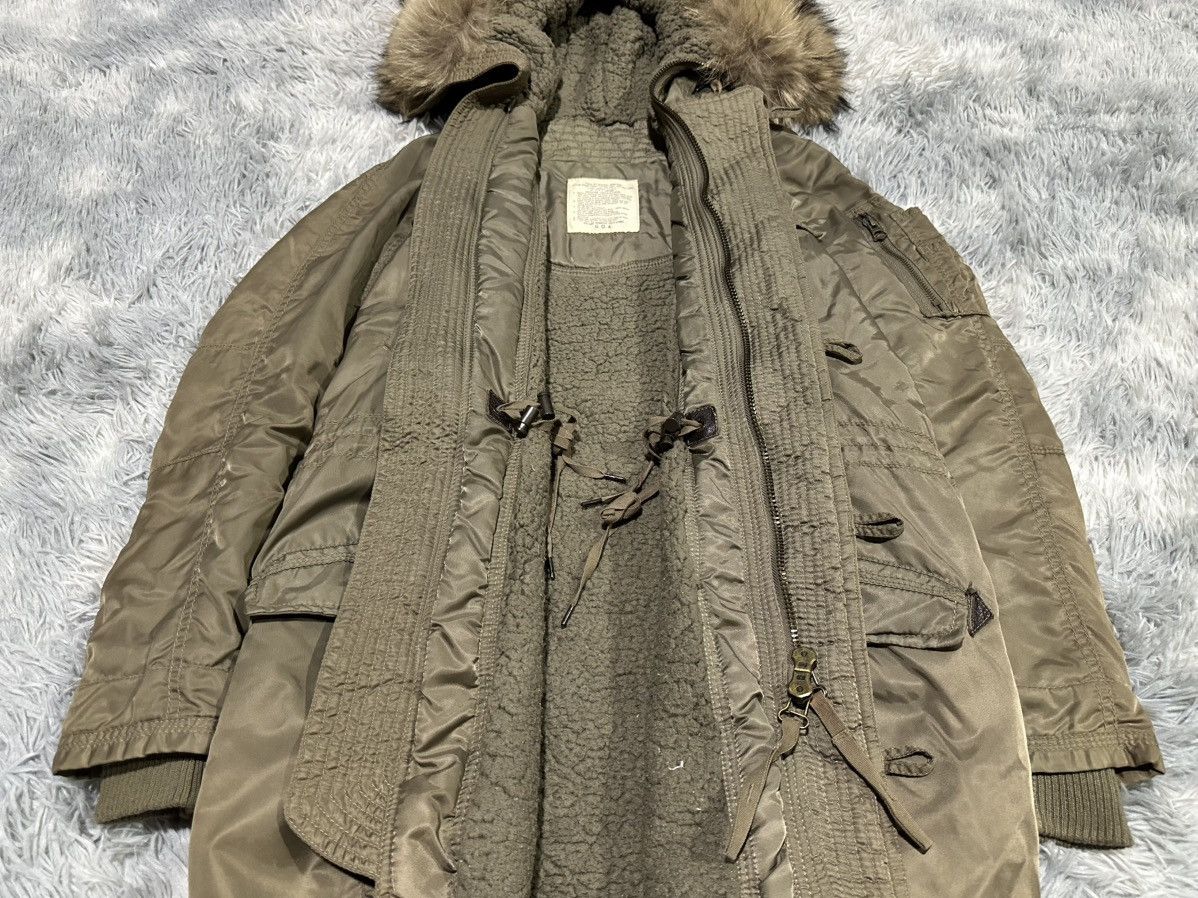 GOA 🔥Y2K Archived Goa Raccoon Fur Parka Military Jacket Vkei Size US L / EU 52-54 / 3 - 7 Thumbnail