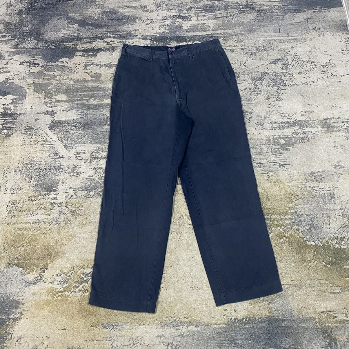 Polo Ralph Lauren × Ralph Lauren Vtg Polo Ralph Laurent Chino Pants Size US 34 / EU 50 - 1 Thumbnail