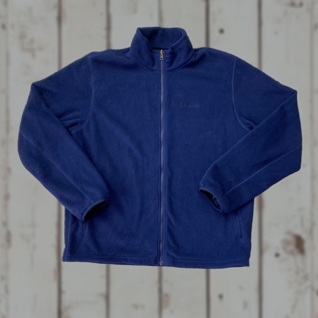 Marmot Marmot Jacket Mens 2XL Blue Fleece Full Zip Outdoor Collar Pockets Warm Size US XXL / EU 58 / 5 - 1 Thumbnail