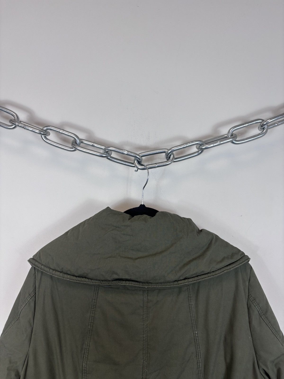 Miss Sixty Miss Sixty Women’s Olive Avant Garde Puffer Jacket Coat Size L / US 10 / IT 46 - 25 Thumbnail