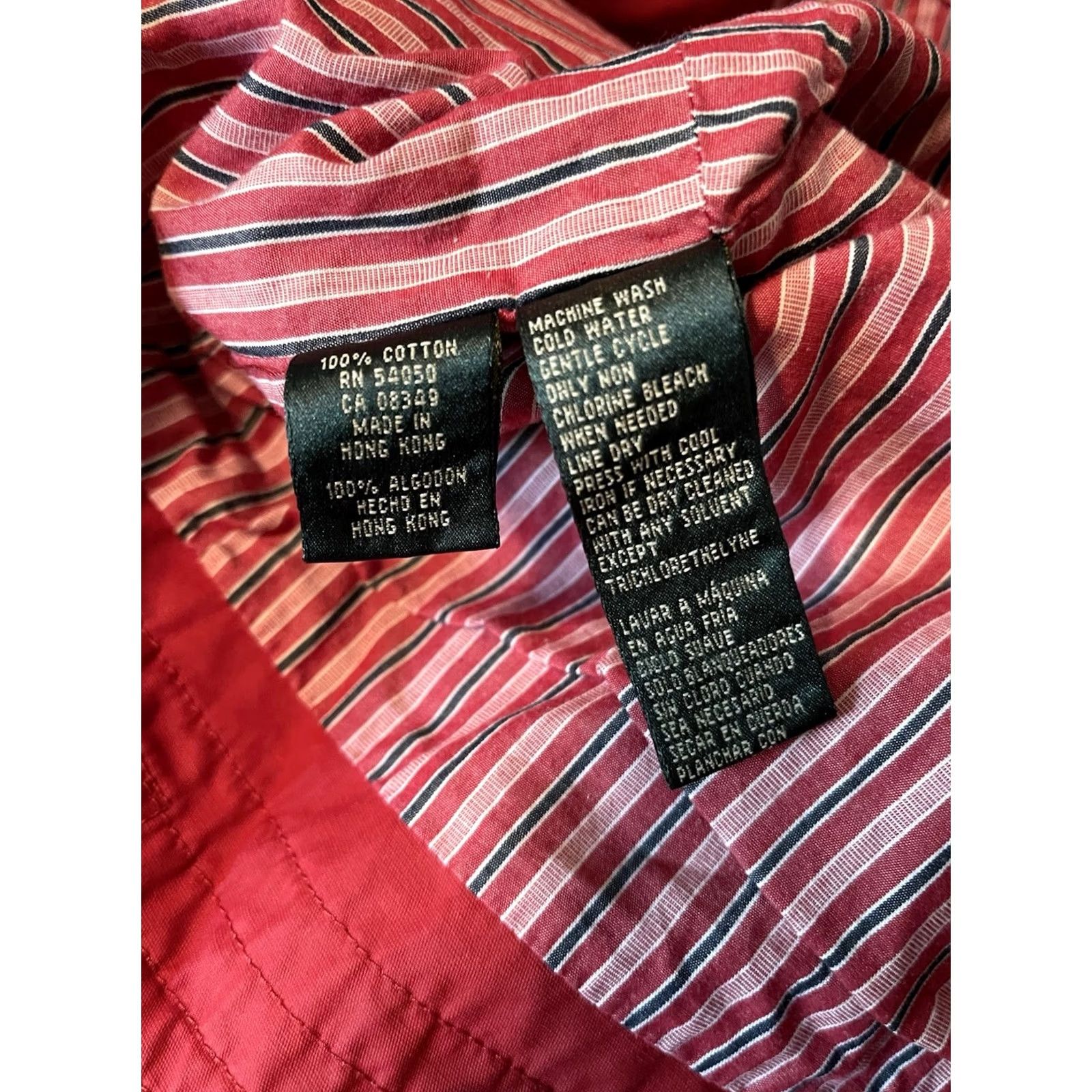 Ralph Lauren VINTAGE Polo Ralph Lauren Naval Supply Company Red Snap Button Vest Women's P/P Vest Waxed Cotton Buttoned P/P Red Womens Size XXS / US 00 / IT 34 - 6 Thumbnail