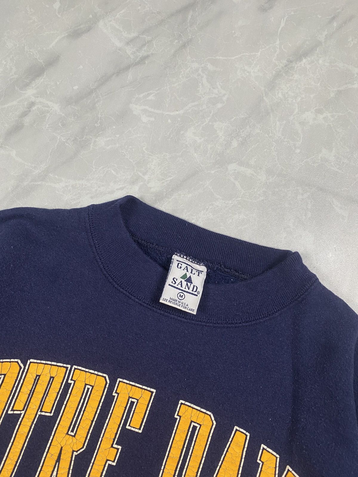 Collegium Rare Vintage 90s Notre Dame University Crewneck Size US S / EU 44-46 / 1 - 5 Thumbnail