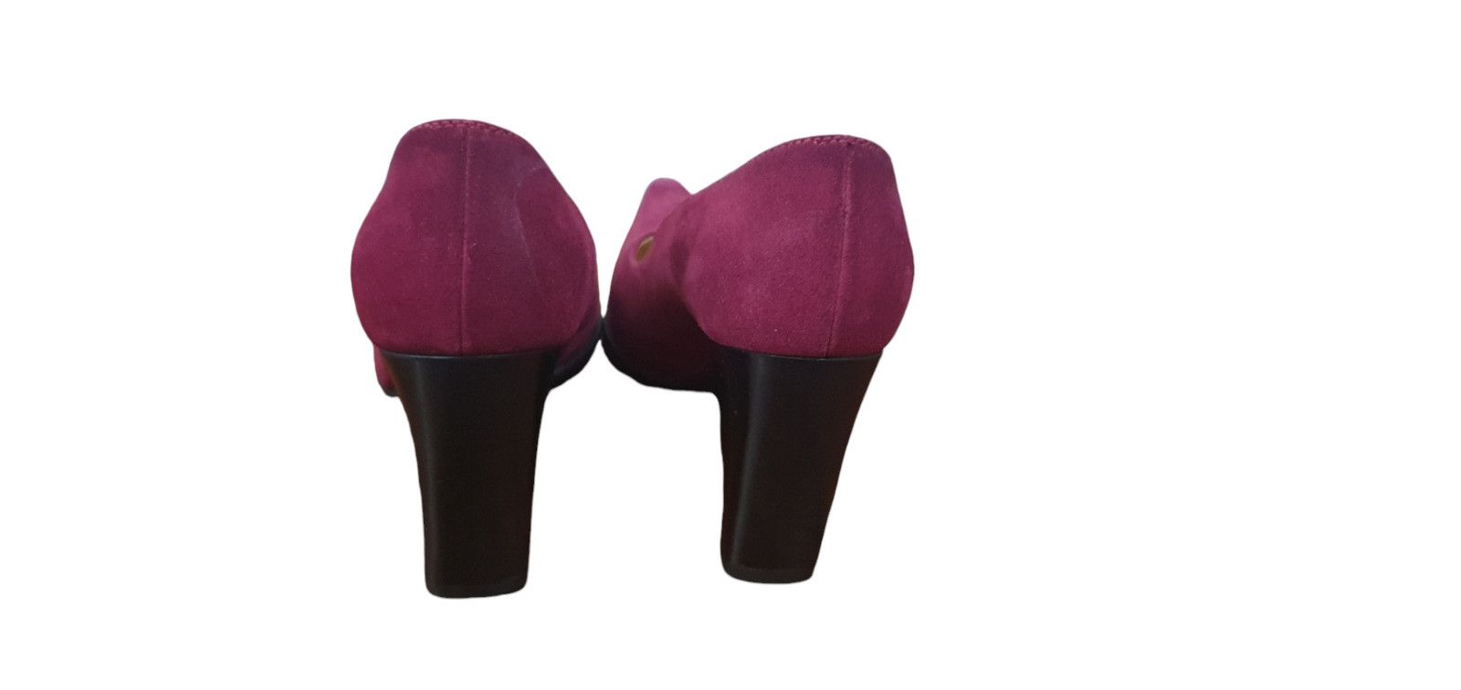 Miu Miu MIU MIU vintage suede wood block heels - EU 37.5 / 7 US Size US 7 / IT 37 - 6 Thumbnail