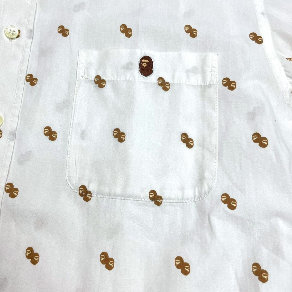 Bape OG2000's Bape Double Ape Head Button-up shirt Size US M / EU 48-50 / 2 - 6 Thumbnail