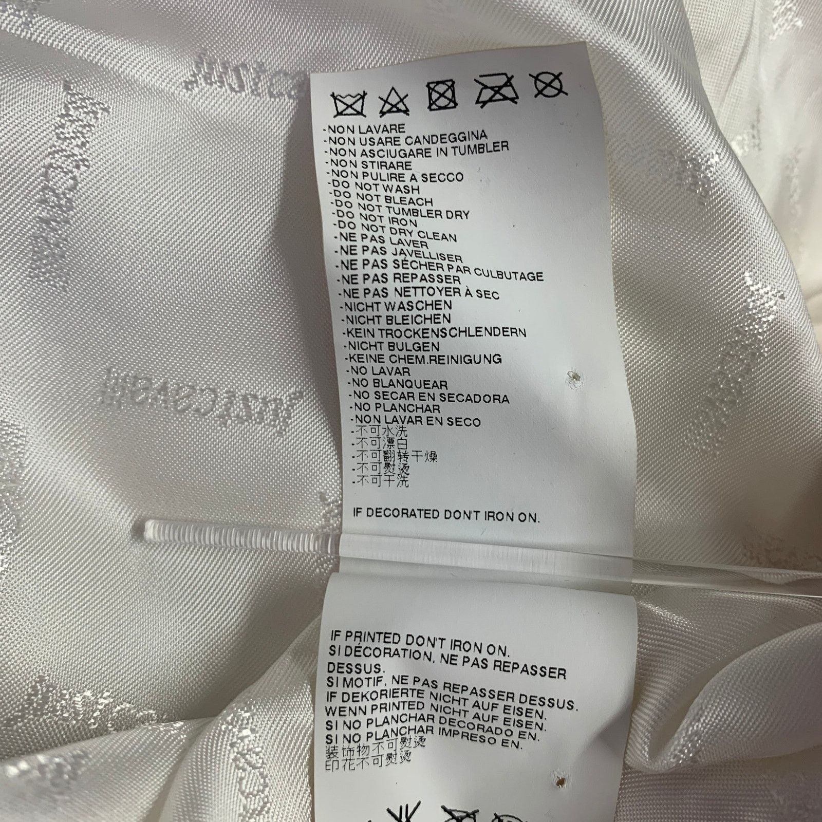 Just Cavalli Size 38 White Beige Sequined Peak Lapel Sport Coat Size 38R - 10 Thumbnail