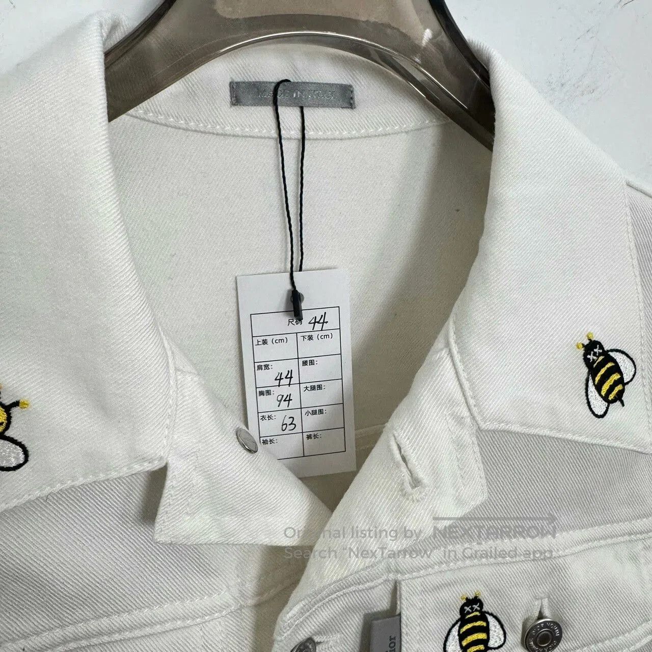 Dior Dior Bee Print Denim Jacket. Size M / US 6-8 / IT 42-44 - 3 Thumbnail