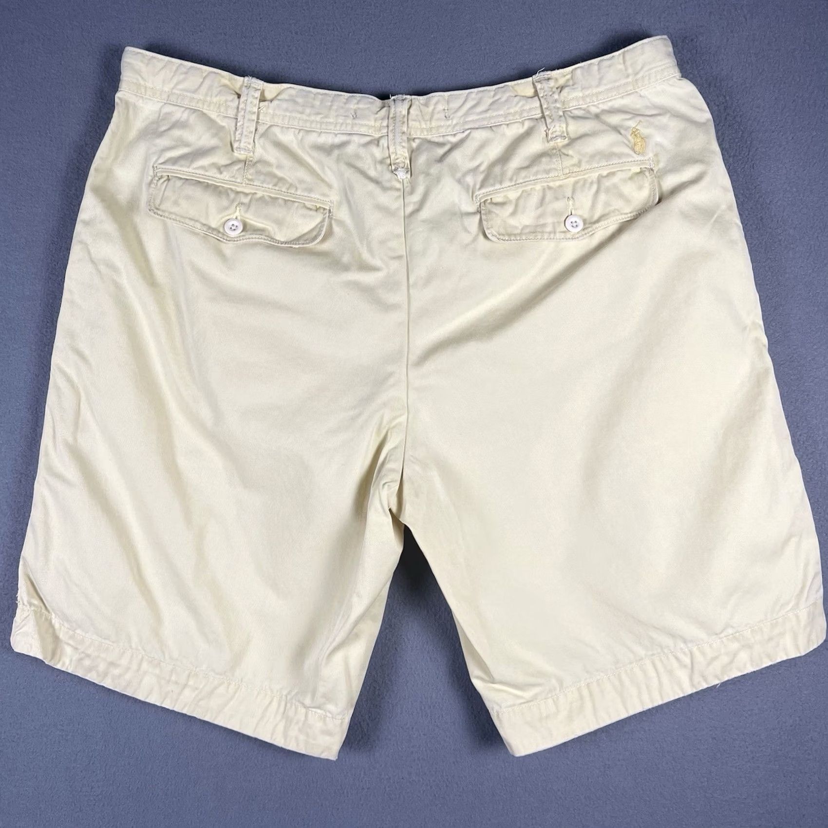 Polo Ralph Lauren Polo Ralph Lauren Men's Yellow Cotton Shorts Size 38 Drawstrings Preppy Vacation Size US M / EU 48-50 / 2 - 2 Thumbnail