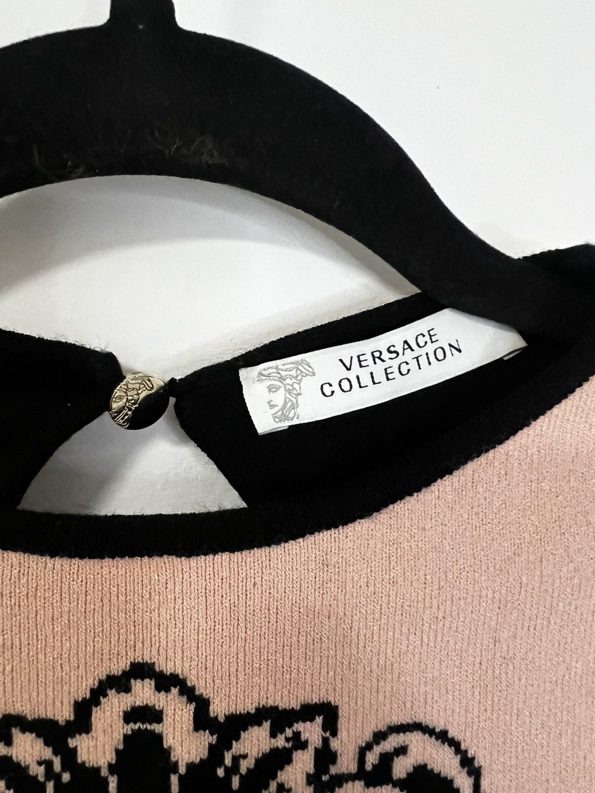 Versace Versace dress blush pink black barocco design S/M Size M / US 6-8 / IT 42-44 - 3 Thumbnail