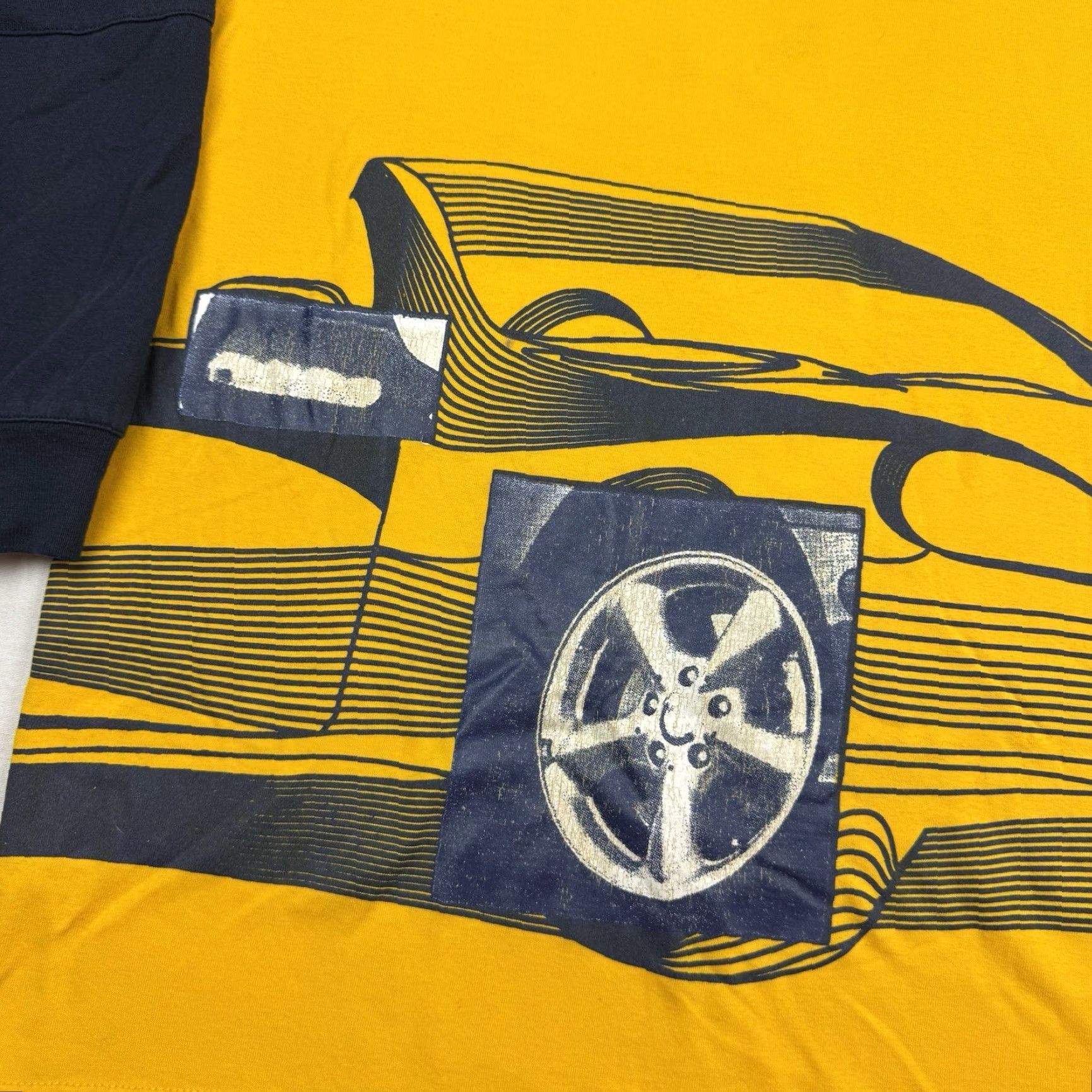 Vintage VINTAGE Car T Shirt Long Sleeve Adult Large Baggy Y2K Hipster Punk Grunge 90s Mens Size US L / EU 52-54 / 3 - 2 Thumbnail