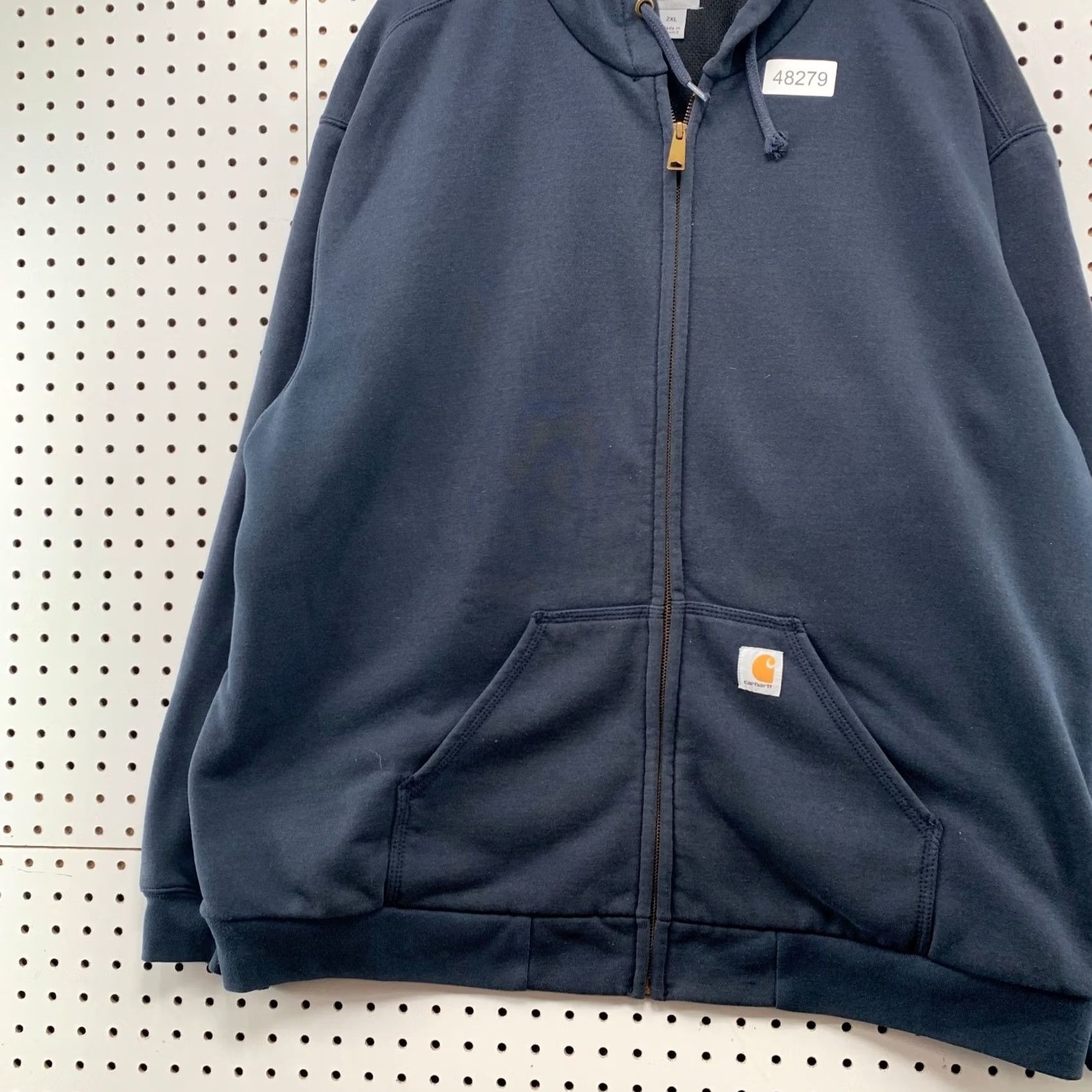 Carhartt Carhartt Hoodie Sweatshirt Mens 2XL Thermal Lined Heavyweight Workwear Zip Up Beige Size US XXL / EU 58 / 5 - 3 Thumbnail