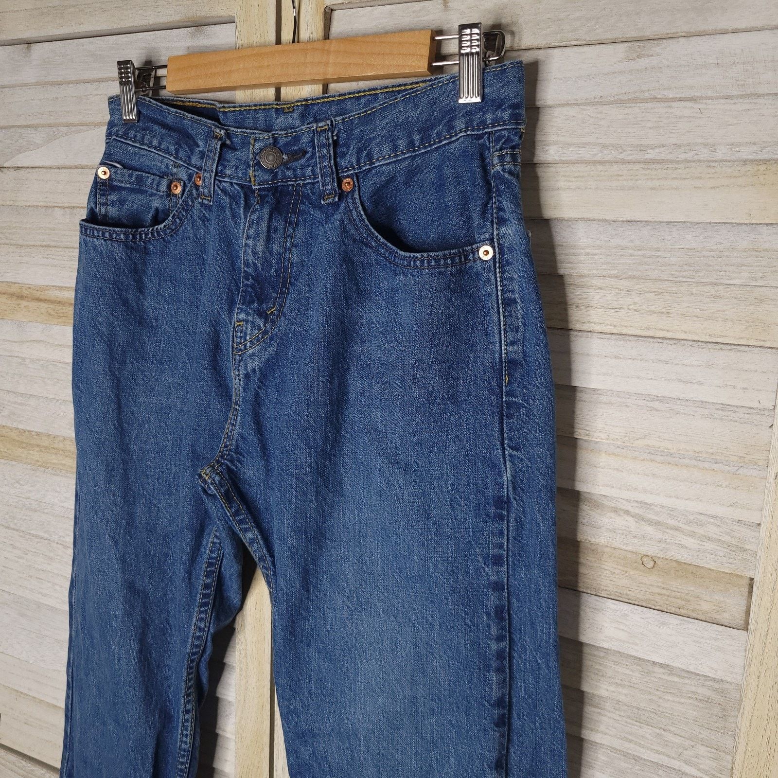 Levi's Levi's 505 Straight Leg Denim Blue Jeans Men’s Size 32x32 Size US 28 / EU 44 - 5 Thumbnail