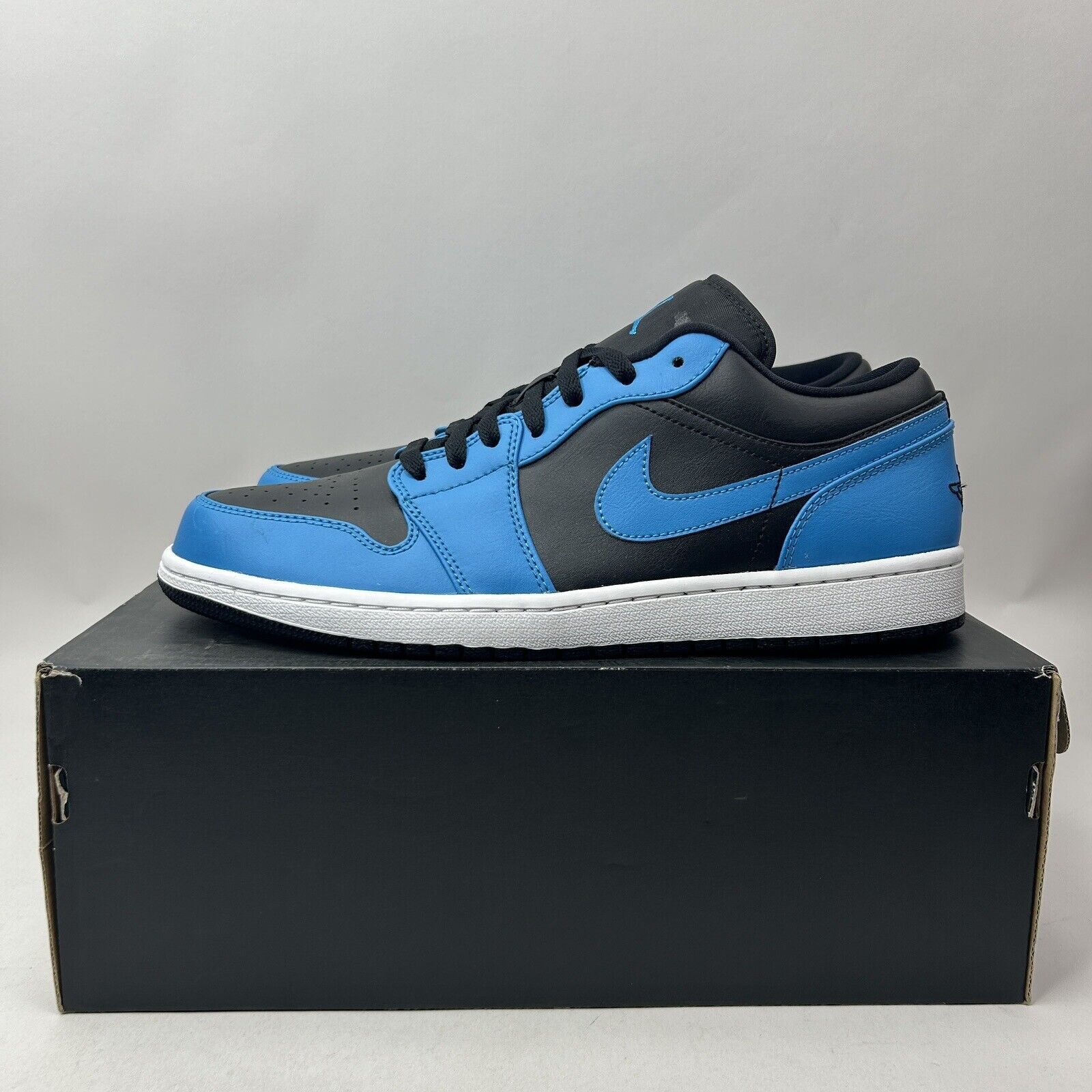 Nike Nike Air Jordan 1 Low Retro “Laser Blue Black” 2023 Size US 11.5 / EU 44-45 - 4 Thumbnail