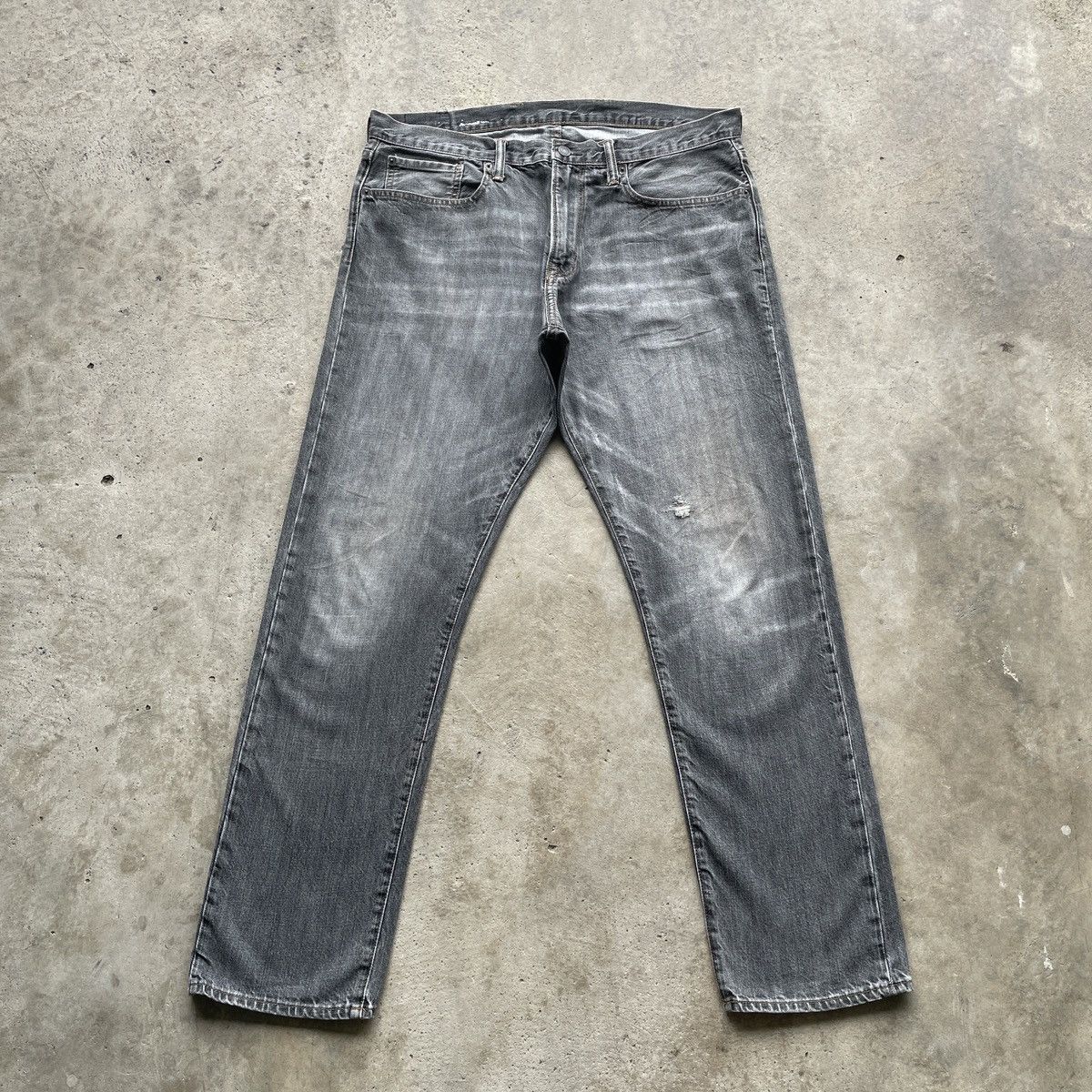 Vintage Gap Jeans Black Faded Denim Pants W38x33