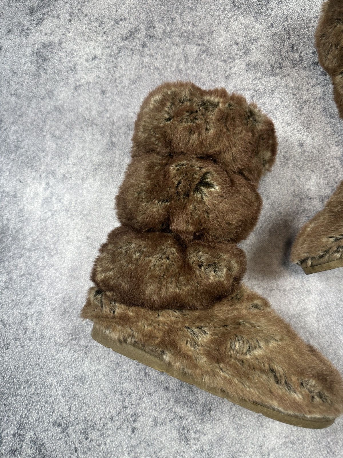Vintage Vintage Y2K Fur Mohair Alt High Boots Streetwear USA Rare 41 Size US 8 / EU 41 - 2 Thumbnail