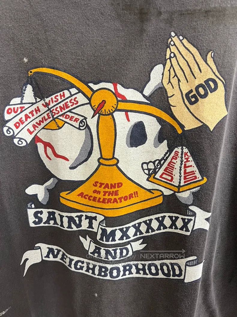 Saint Michael Saint Michael Balance making old short sleeve Size US XL / EU 56 / 4 - 7 Thumbnail