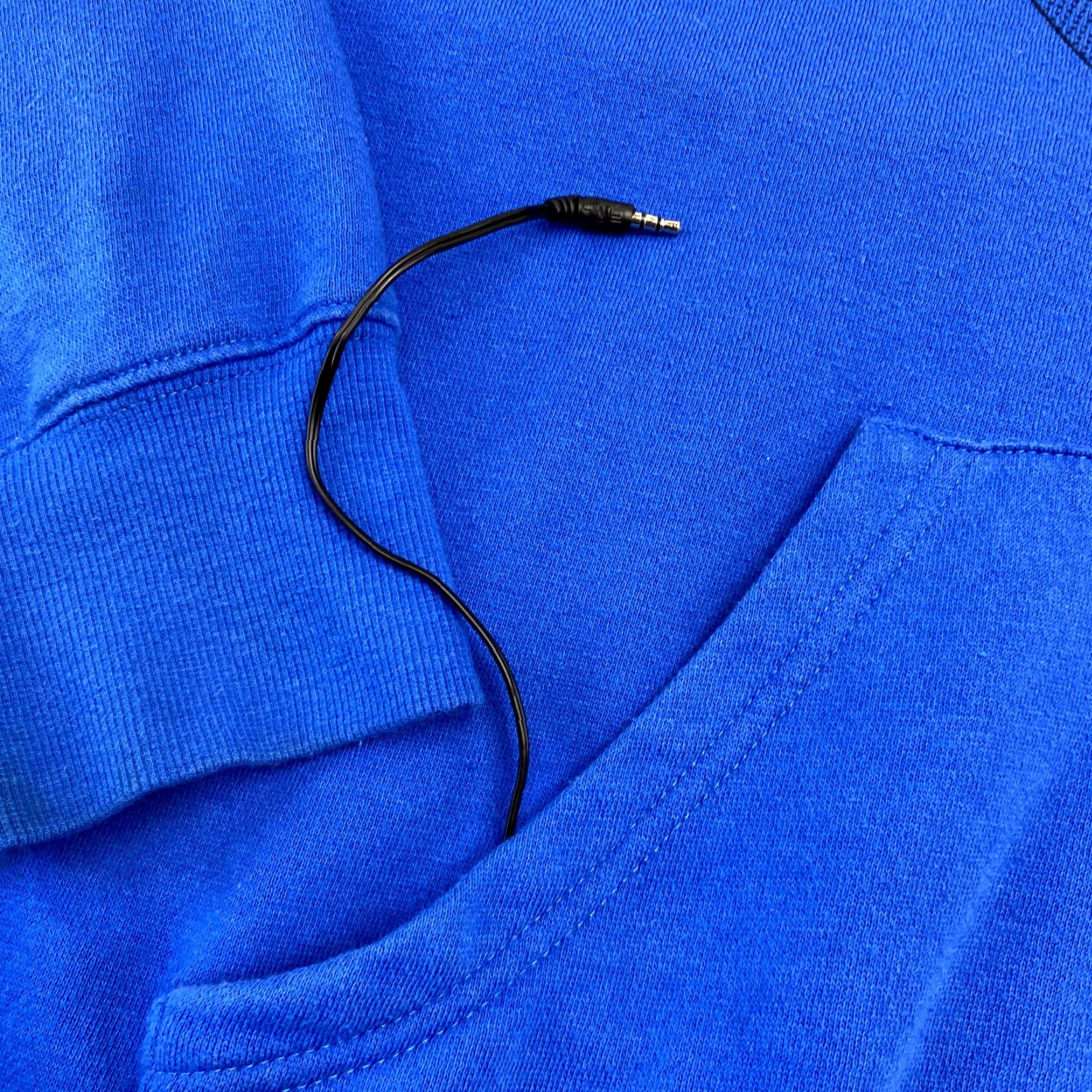Vintage Marvel Captain America Sweatshirt Mens Large Blue Full Zip Built In Headphones Size US L / EU 52-54 / 3 - 6 Thumbnail