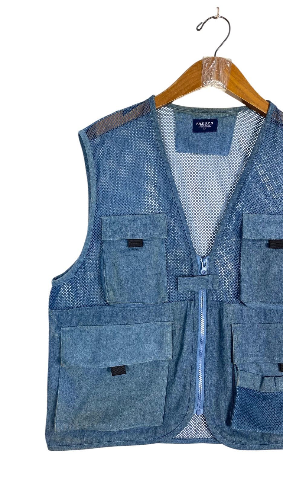 Japanese Brand Rare‼️ Fresco Fishing vest with Mesh Size US S / EU 44-46 / 1 - 2 Thumbnail