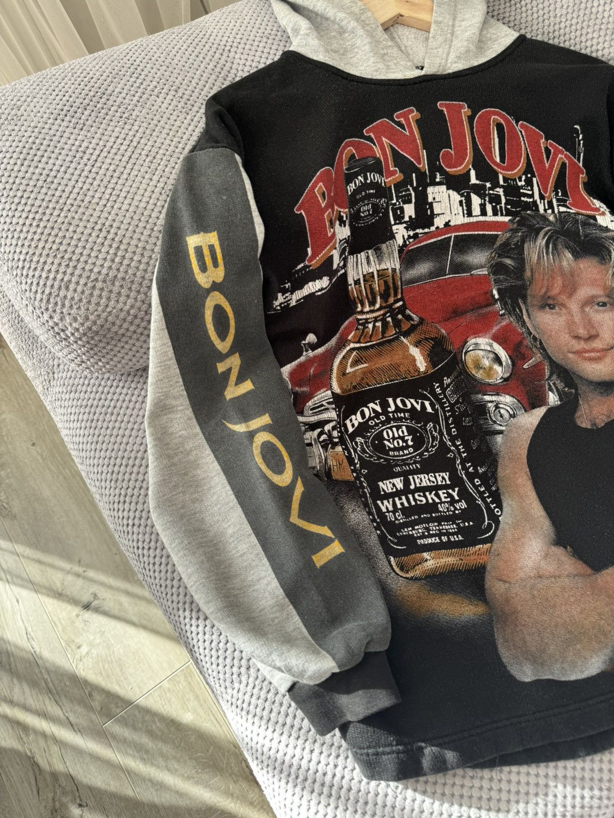 Bon Jovi Bon Jovi New Jersey Vintage 1990 Hoodie Size US M / EU 48-50 / 2 - 8 Thumbnail