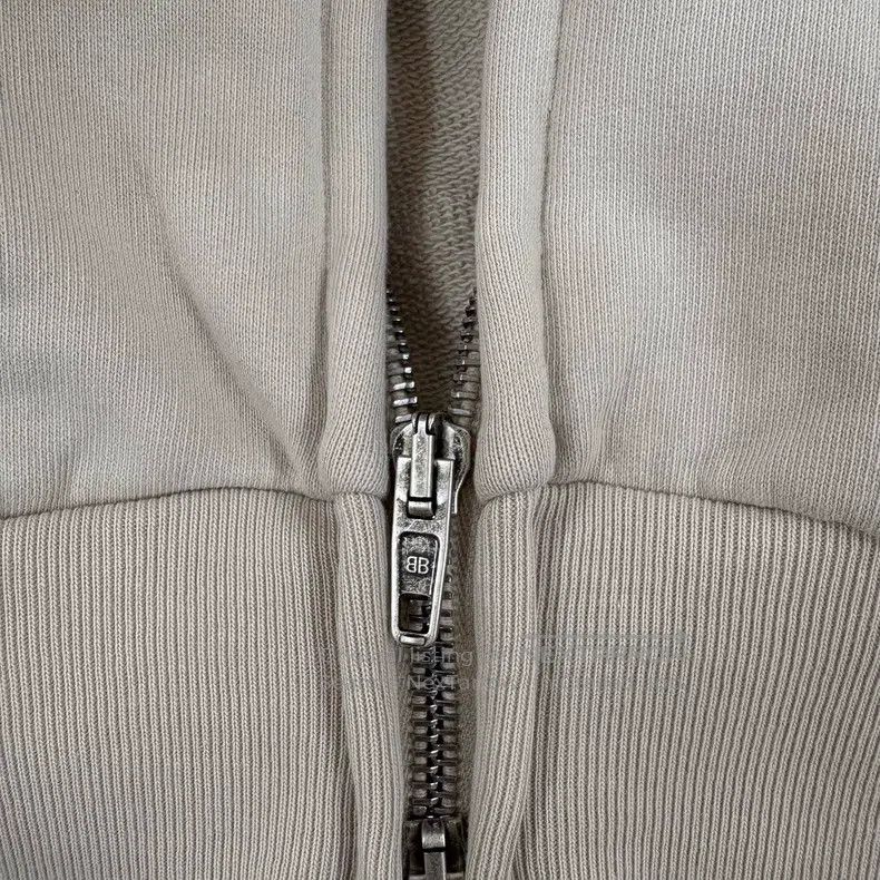 Balenciaga Balenciaga Double B Hooded Zippered Printed Long Sleeve Ja Size US XS / EU 42 / 0 - 7 Thumbnail