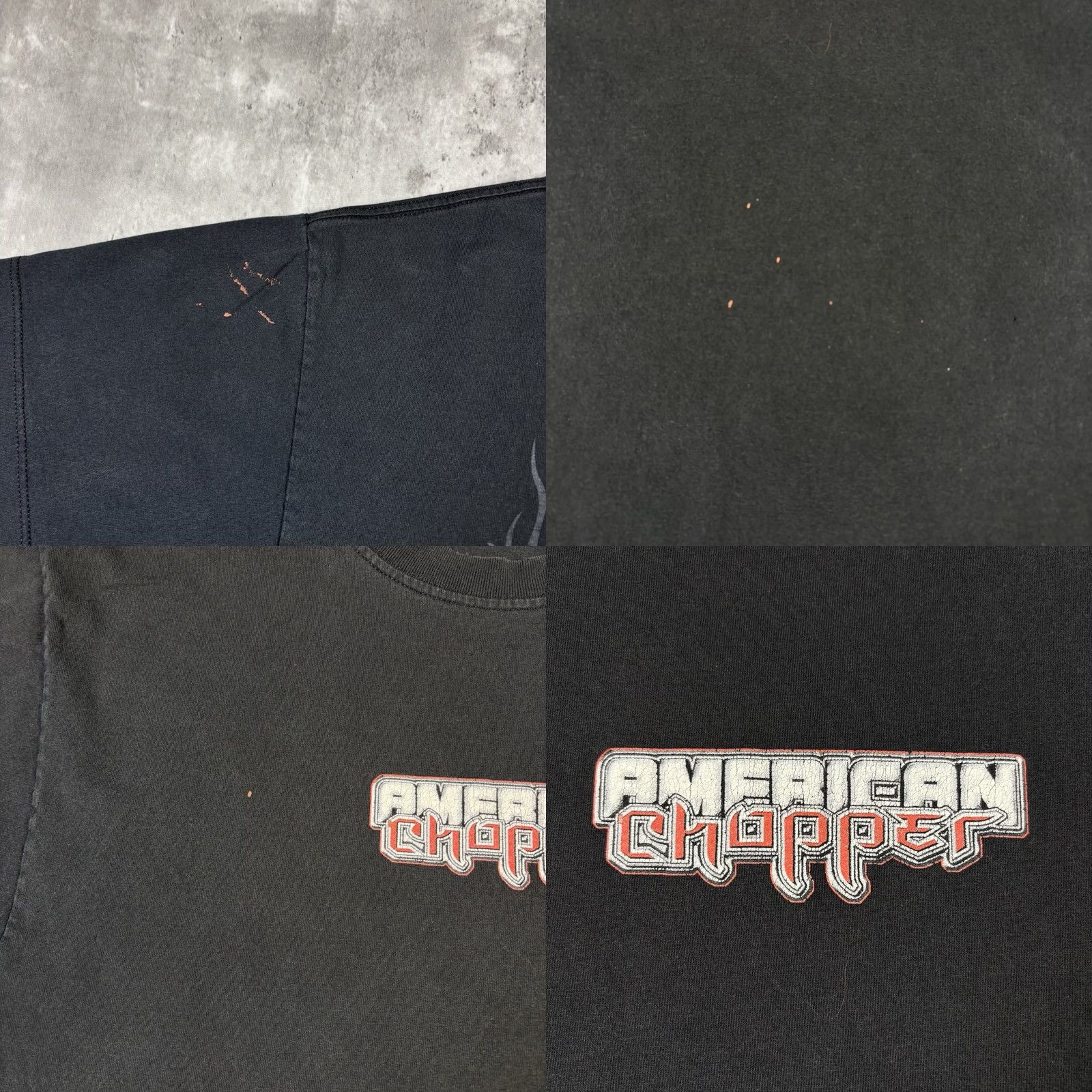 Vintage VINTAGE American Chopper Shirt Mens Large Black Y2K FireBike Graphic Adult Tee Size US L / EU 52-54 / 3 - 8 Thumbnail