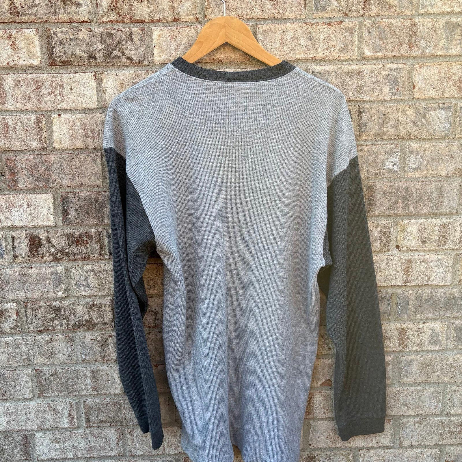 Tultex Vintage 90s UT sweatshirt thermal Size US XL / EU 56 / 4 - 2 Thumbnail