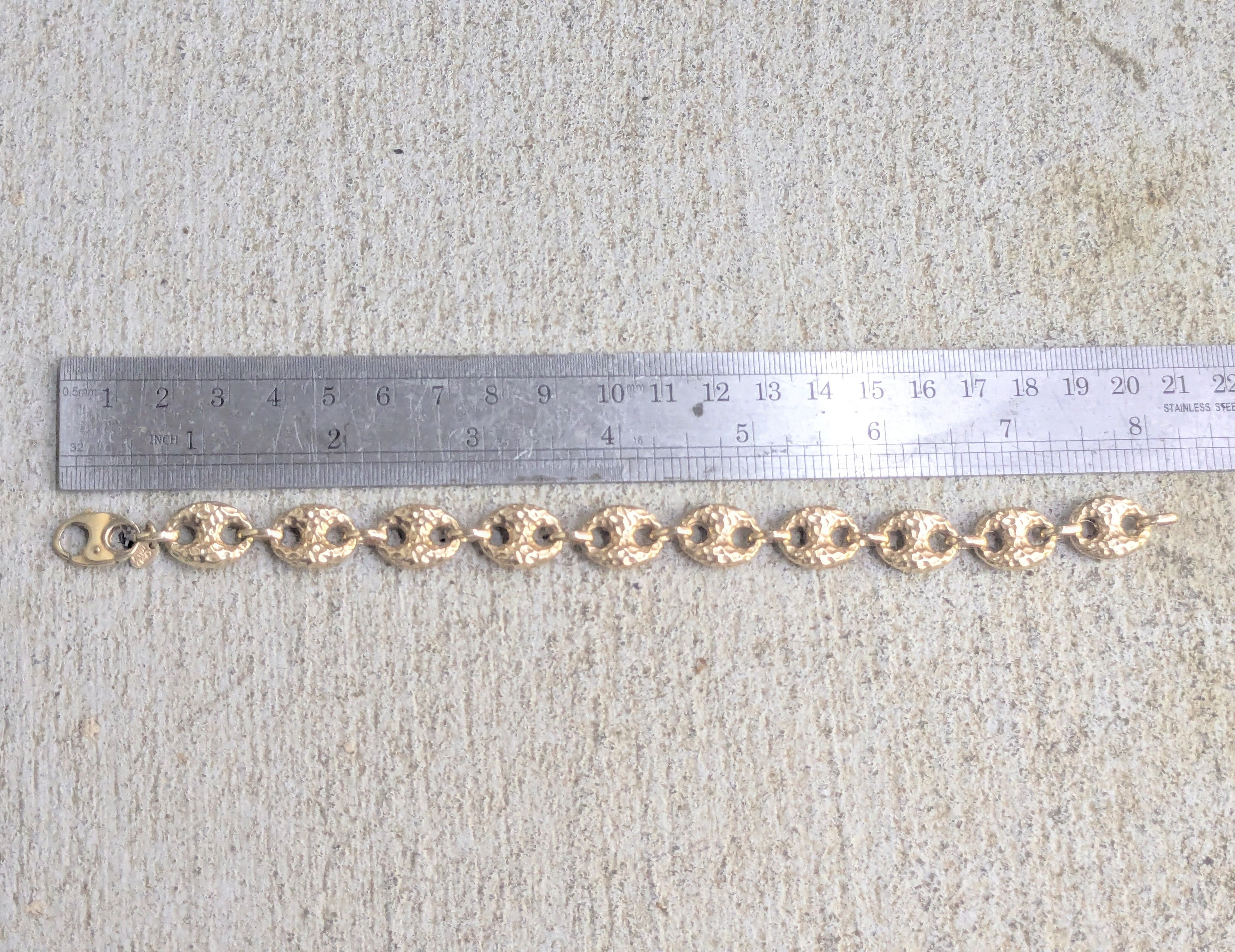 Sterling Silver Itaor Sterling Silver Bracelet Anchor Mariner 8 Italy Size ONE SIZE - 15 Thumbnail