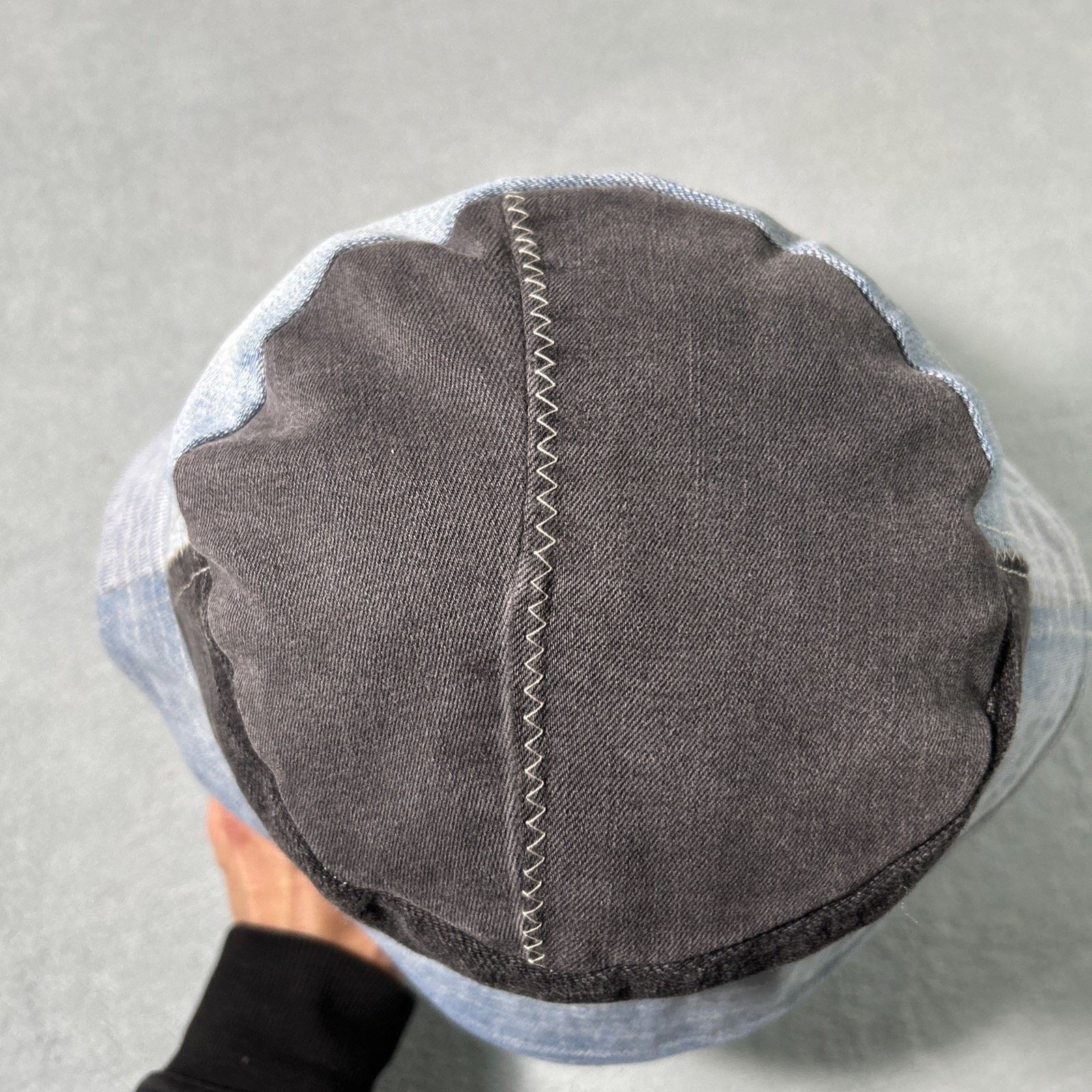 Levi's Patchwork Denim Panel Bucket Hat Large Reversible Granola Size ONE SIZE - 10 Thumbnail