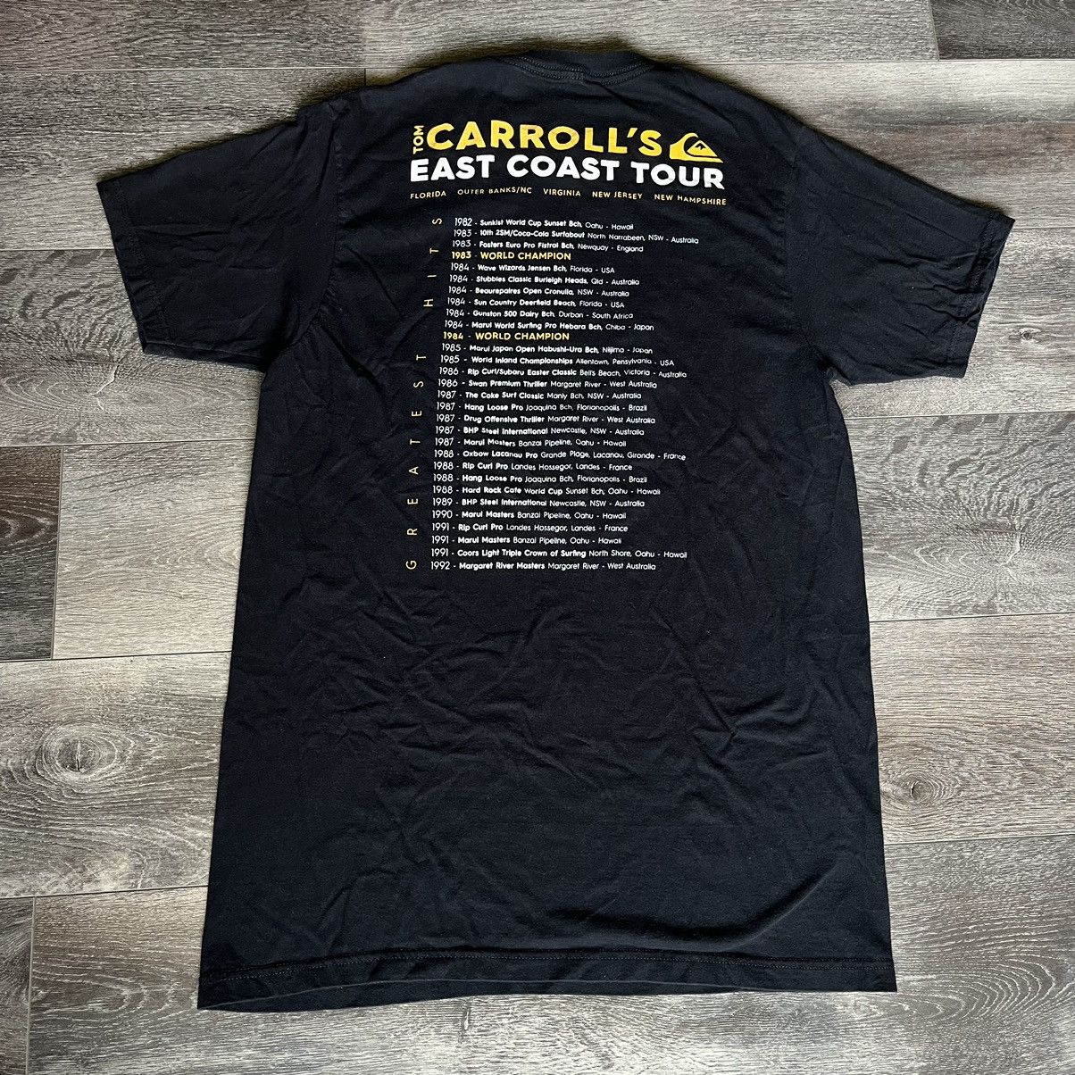 Quicksilver × Quiksilver Vintage Quiksilver Tom Carroll East Coast Tour Surf Logo Tee Size US M / EU 48-50 / 2 - 4 Thumbnail