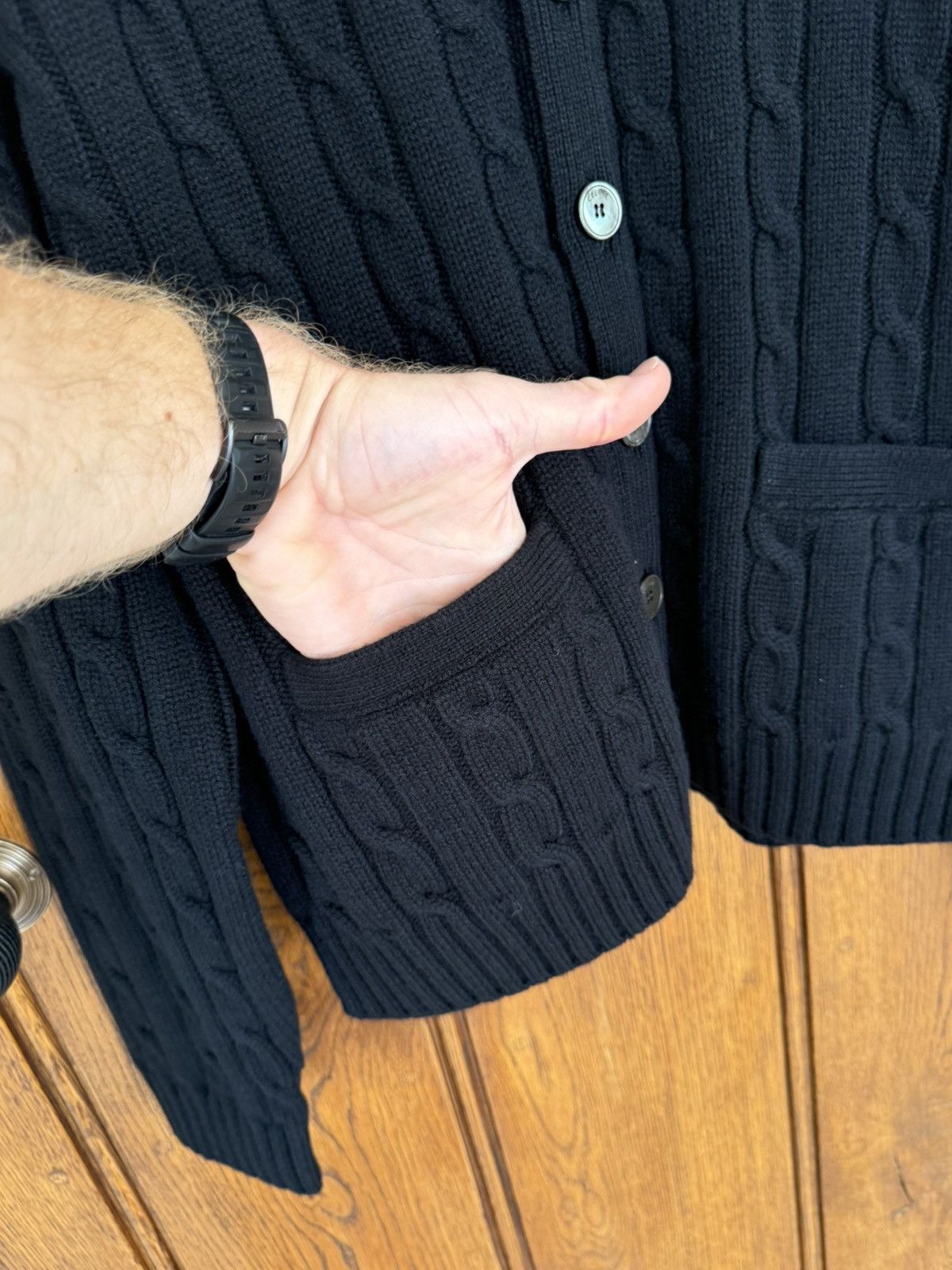 Celine $2.6k FW24 Celine logo triomphe cashmere cardigan Hedi XL Size US XL / EU 56 / 4 - 18 Thumbnail