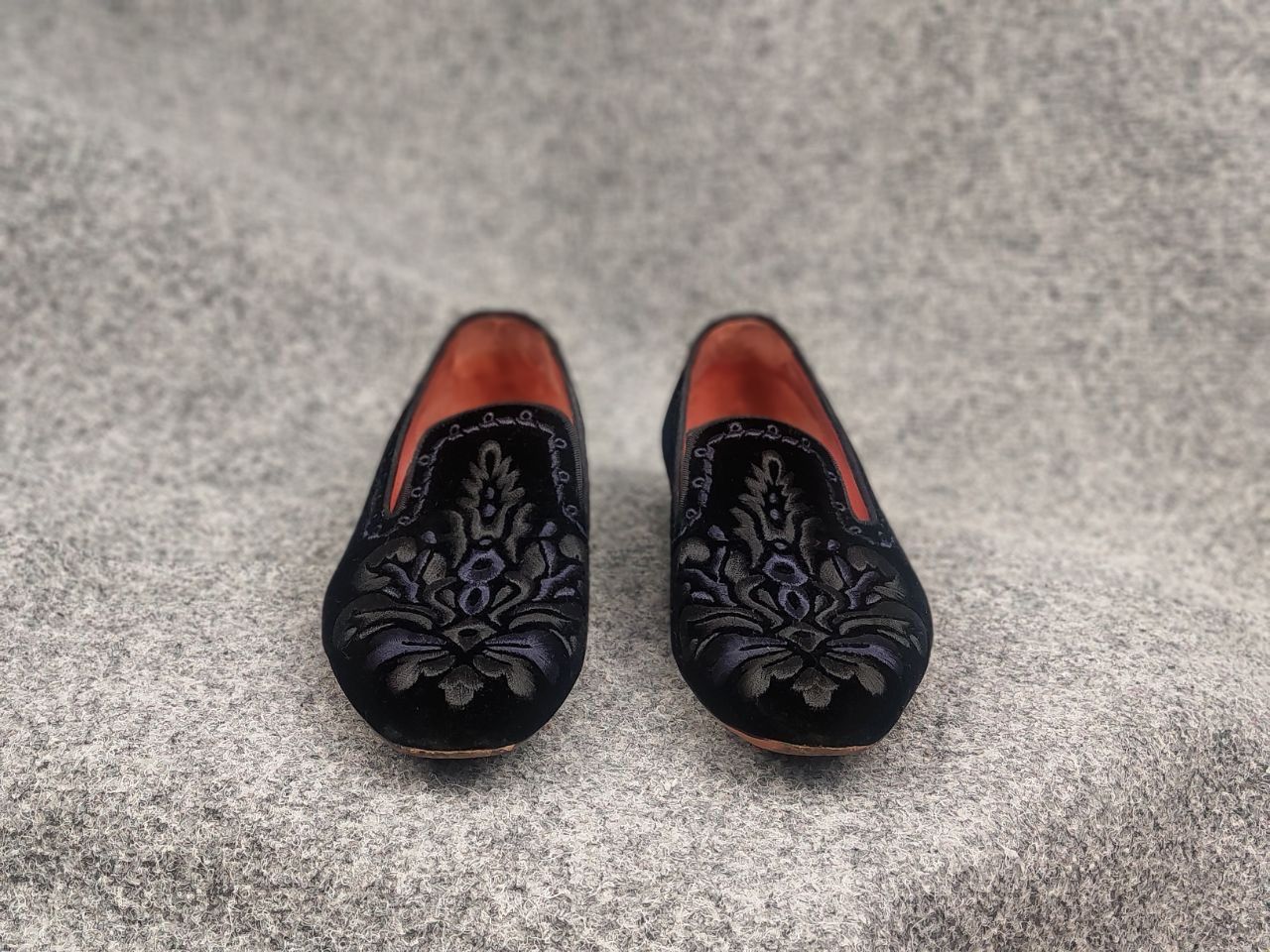 Santoni Santoni Italy Design Velvet SlipOn Casual Dress Loafer Shoes Size US 7 / EU 40 - 15 Thumbnail