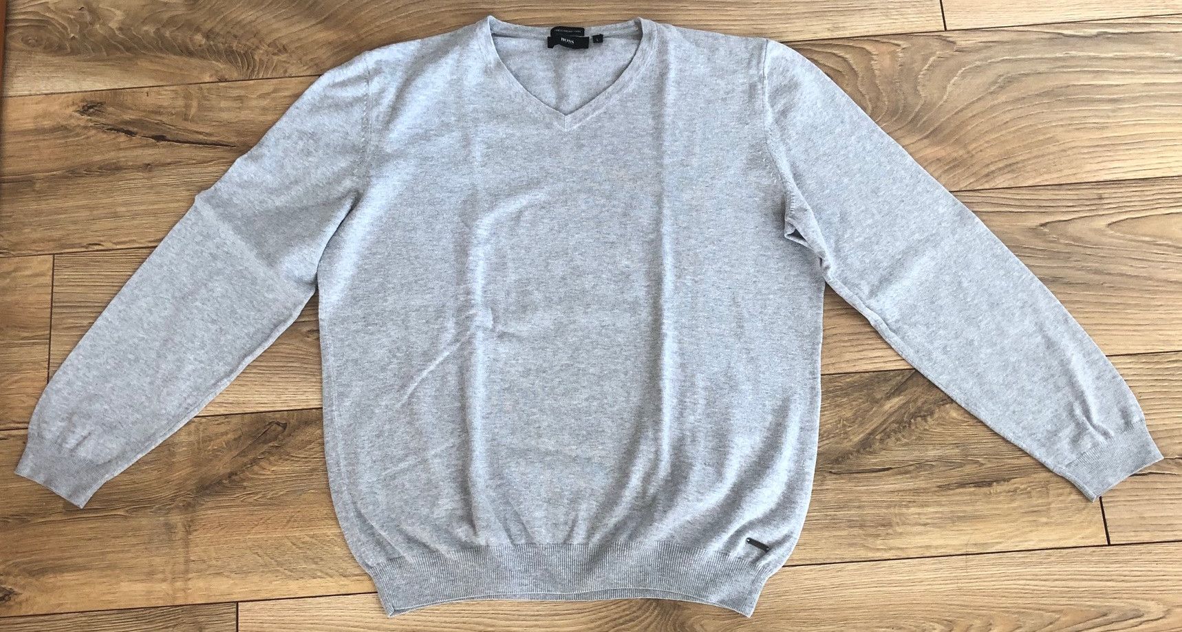 Hugo Boss Hugo Boss men's sweater size L light gray Size US L / EU 52-54 / 3 - 1 Thumbnail