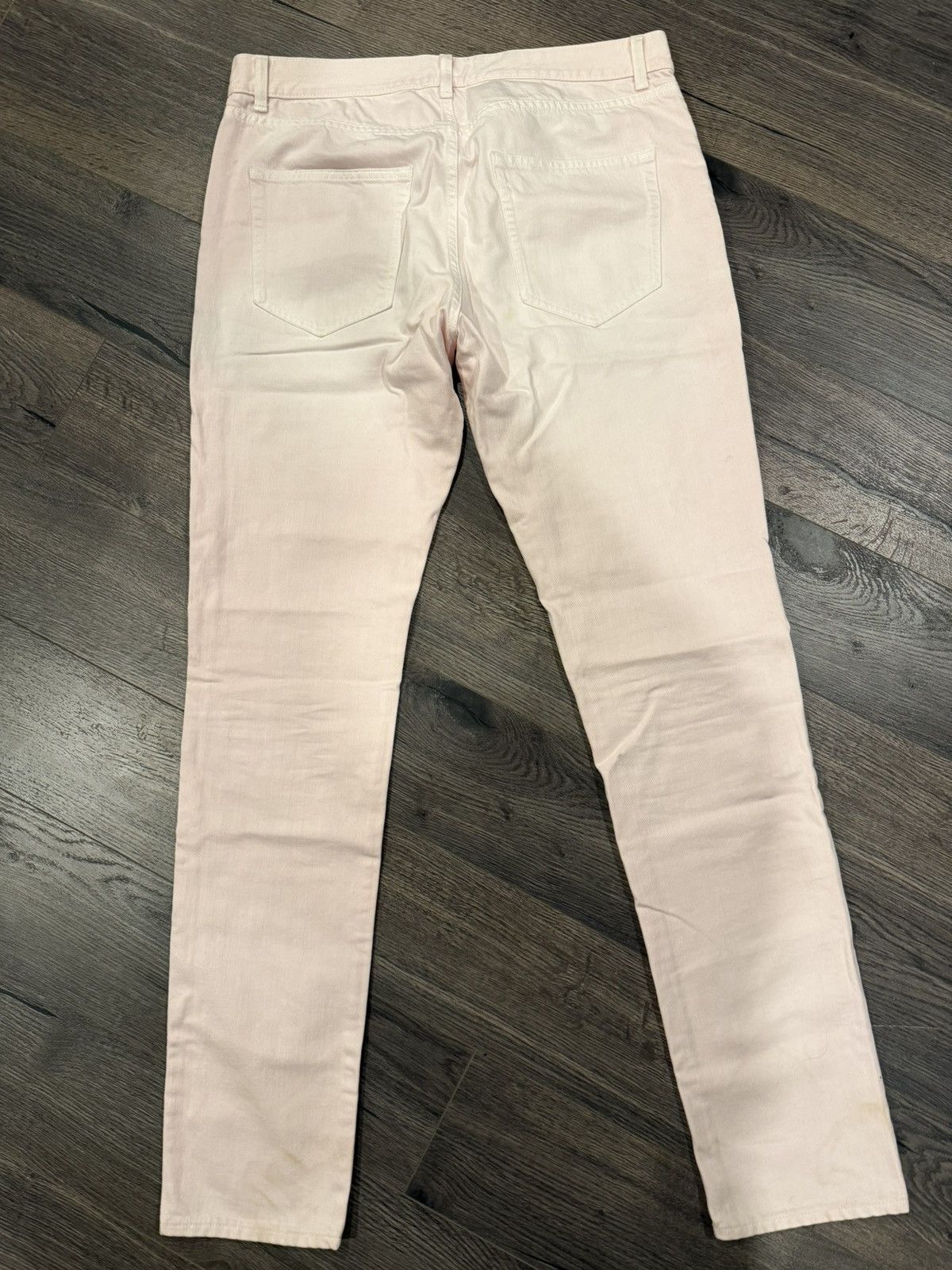 Saint Laurent Paris Light Pink SLP Jeans Size US 33 - 3 Thumbnail
