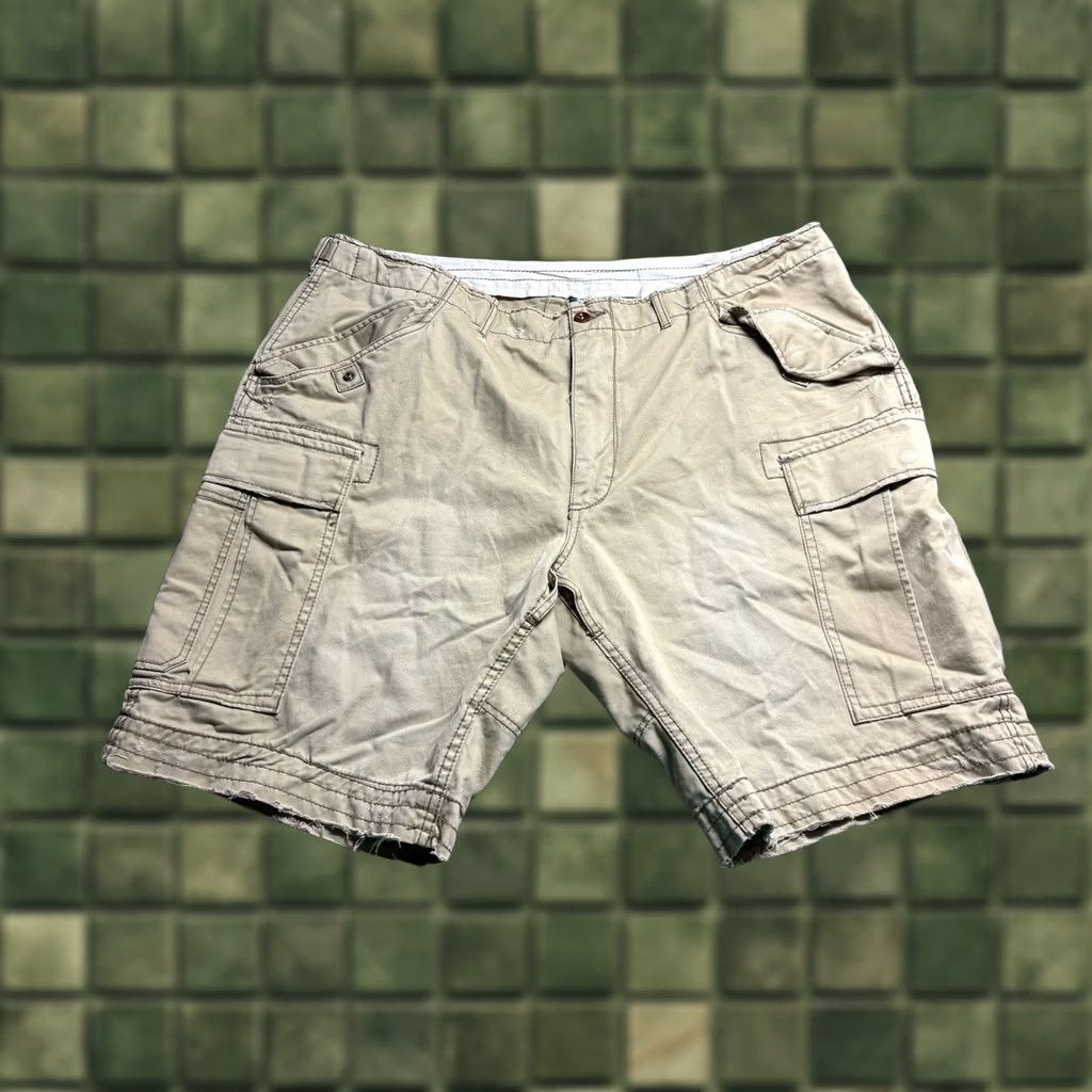 Polo Ralph Lauren VTG Polo Ralph Lauren Paratrooper Shorts Mens 44B Brown Cargo Distressed 90s Military Utility Pocket Mens Wilderness Shorts Size US XXL / EU 58 / 5 - 1 Thumbnail