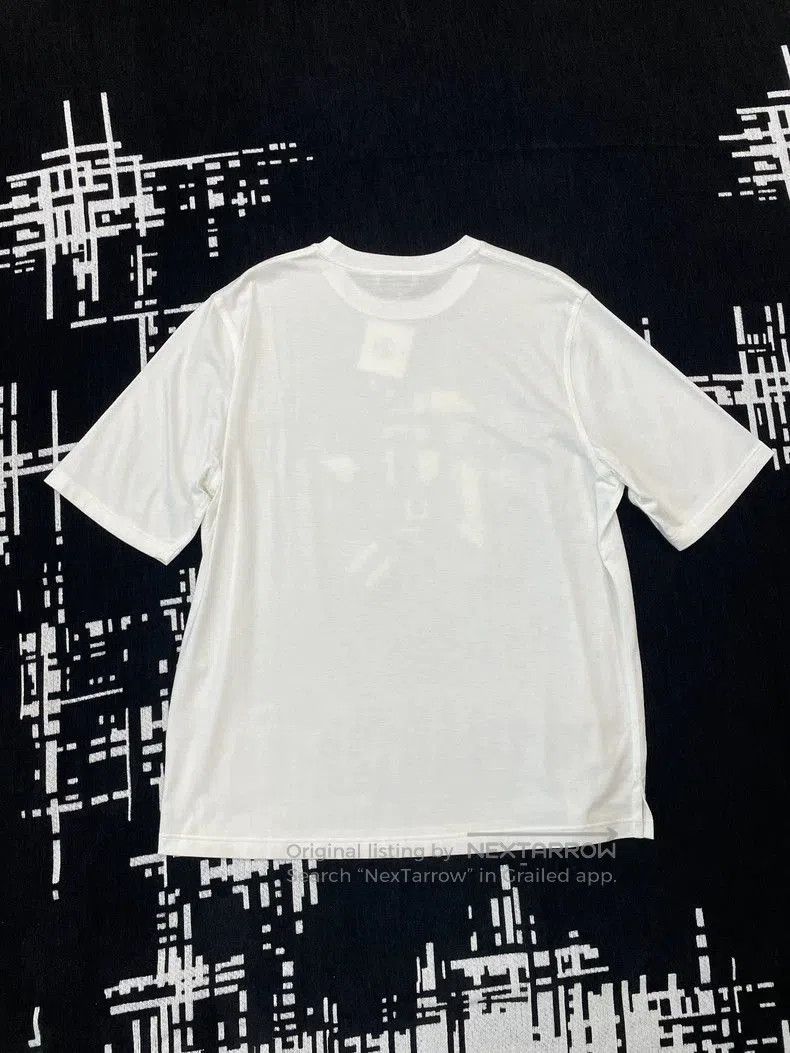 Hermes Hermes White Leather Patch Short Sleeve T. Size US L / EU 52-54 / 3 - 3 Thumbnail