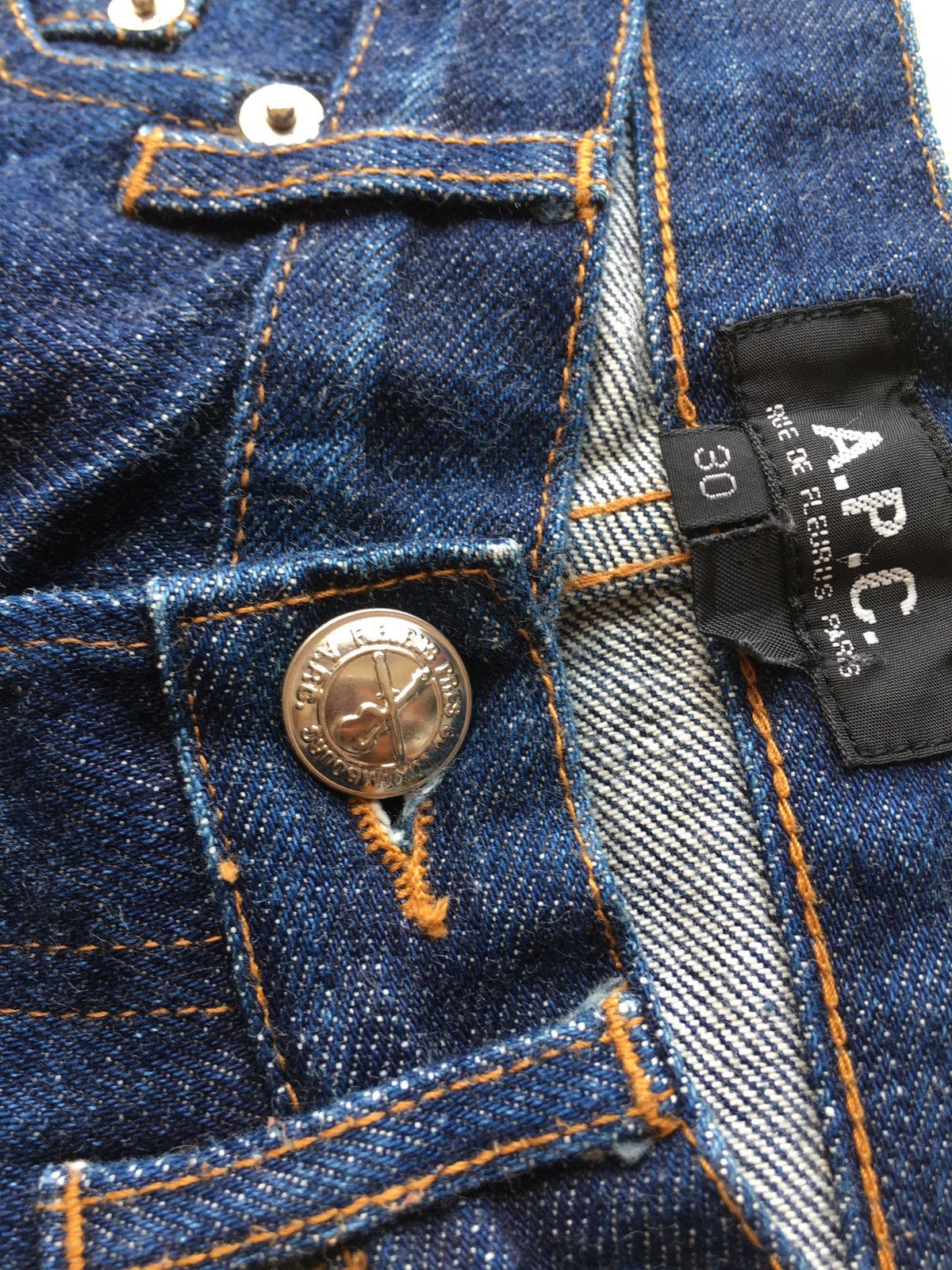 A.P.C. × Japanese Brand A.p.c rue de fleurus paris selvedge Size US 29 - 1 Thumbnail
