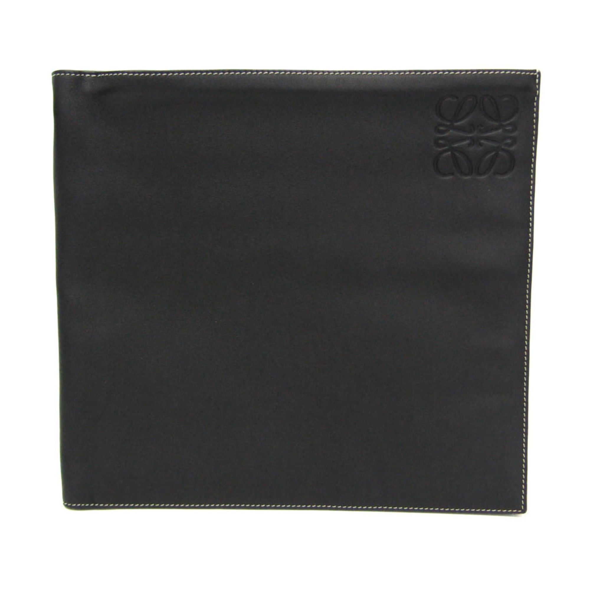 Loewe Loewe Anagram Men,Women Leather Clutch Bag Black Size ONE SIZE - 1 Thumbnail