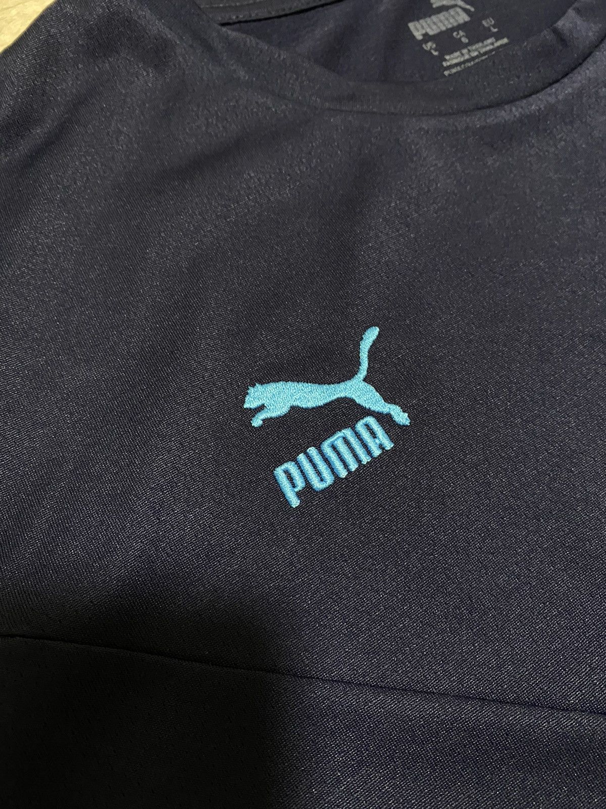 Puma Puma Olympique Marseille 2021 Training Soccer Jersey Y2K Size US L / EU 52-54 / 3 - 8 Thumbnail
