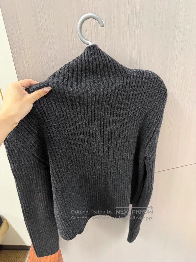 Hermes Hermes High Neck Zipper Wool Long Sleeve - Wool Size S / US 4 / IT 40 - 2 Thumbnail