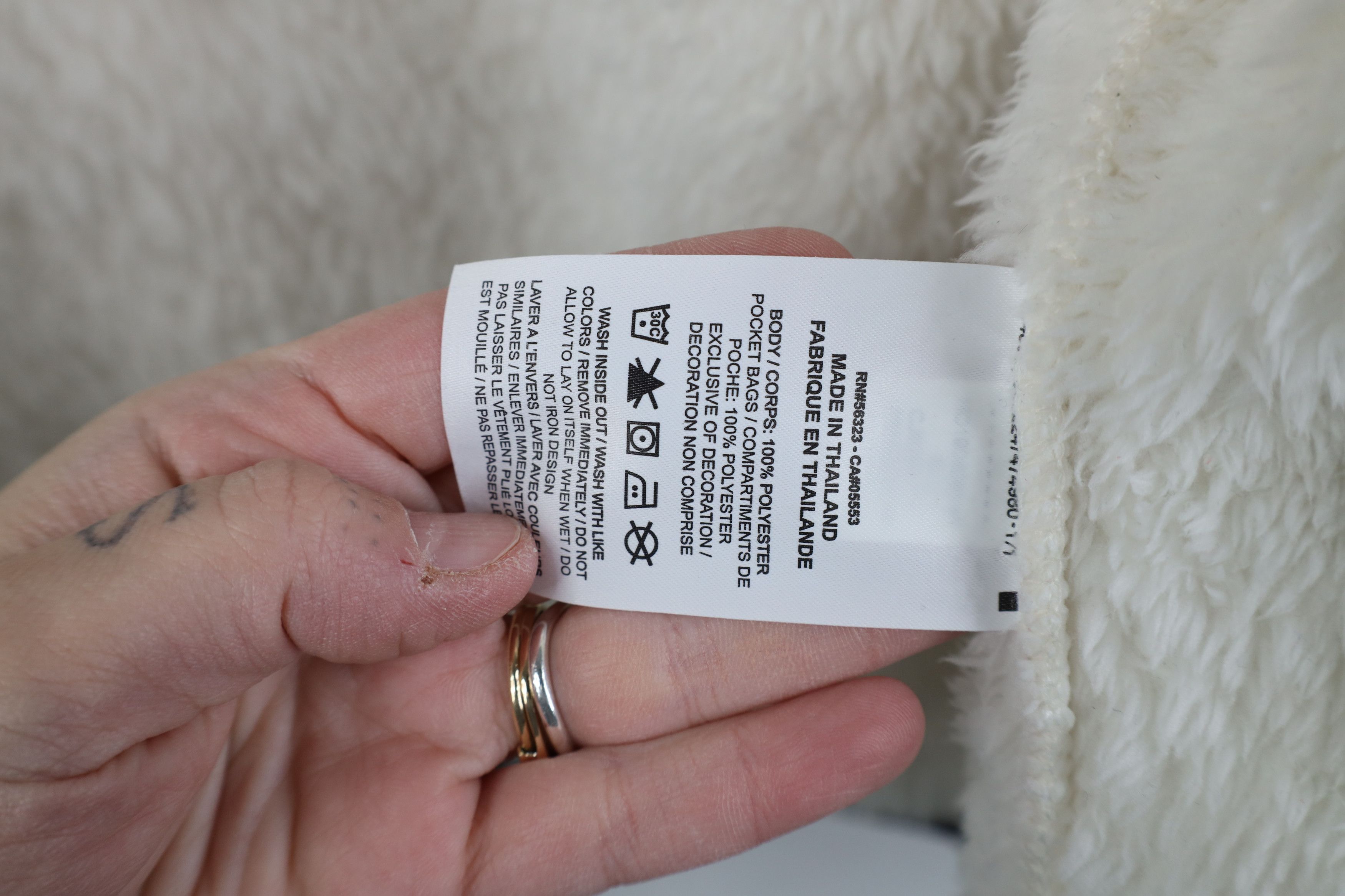 Nike Nike Sportswear NSW Sherpa Plush Fleece Jacket White Size M / US 6-8 / IT 42-44 - 10 Thumbnail