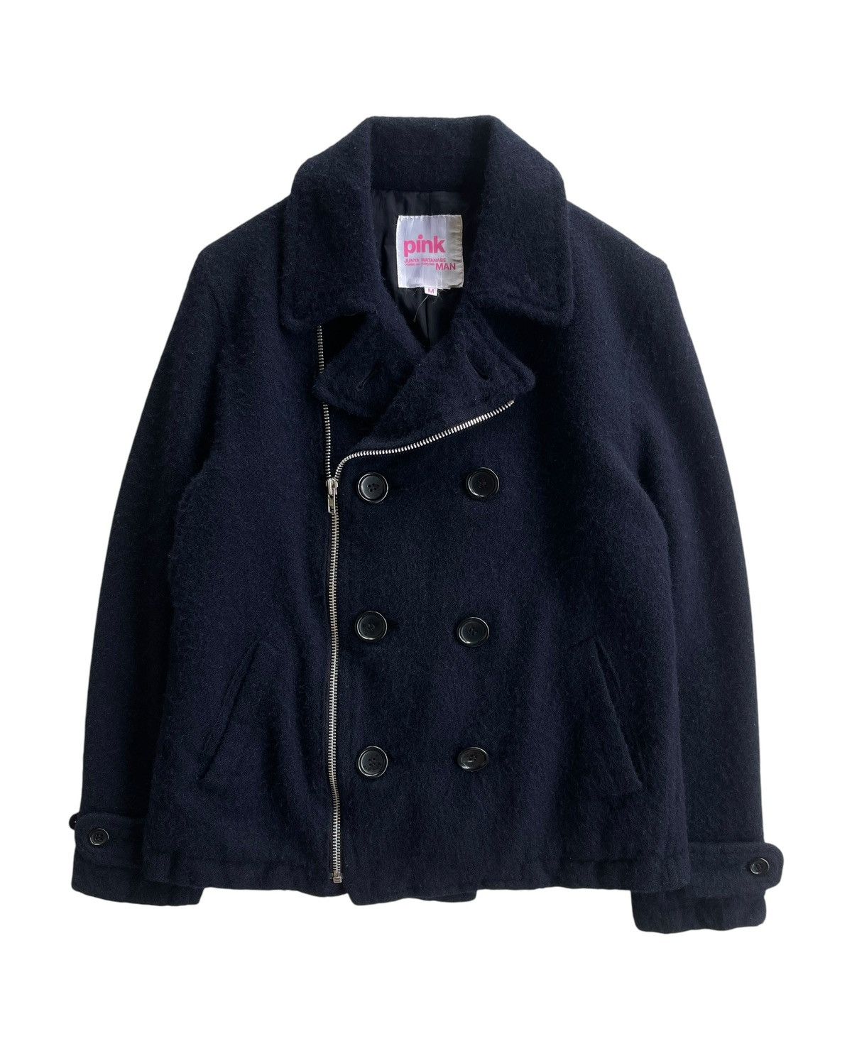 Junya Watanabe Comme Des Garcons Pink Junya Watanabe Double Breasted Jacket Size M / US 6-8 / IT 42-44 - 1 Thumbnail