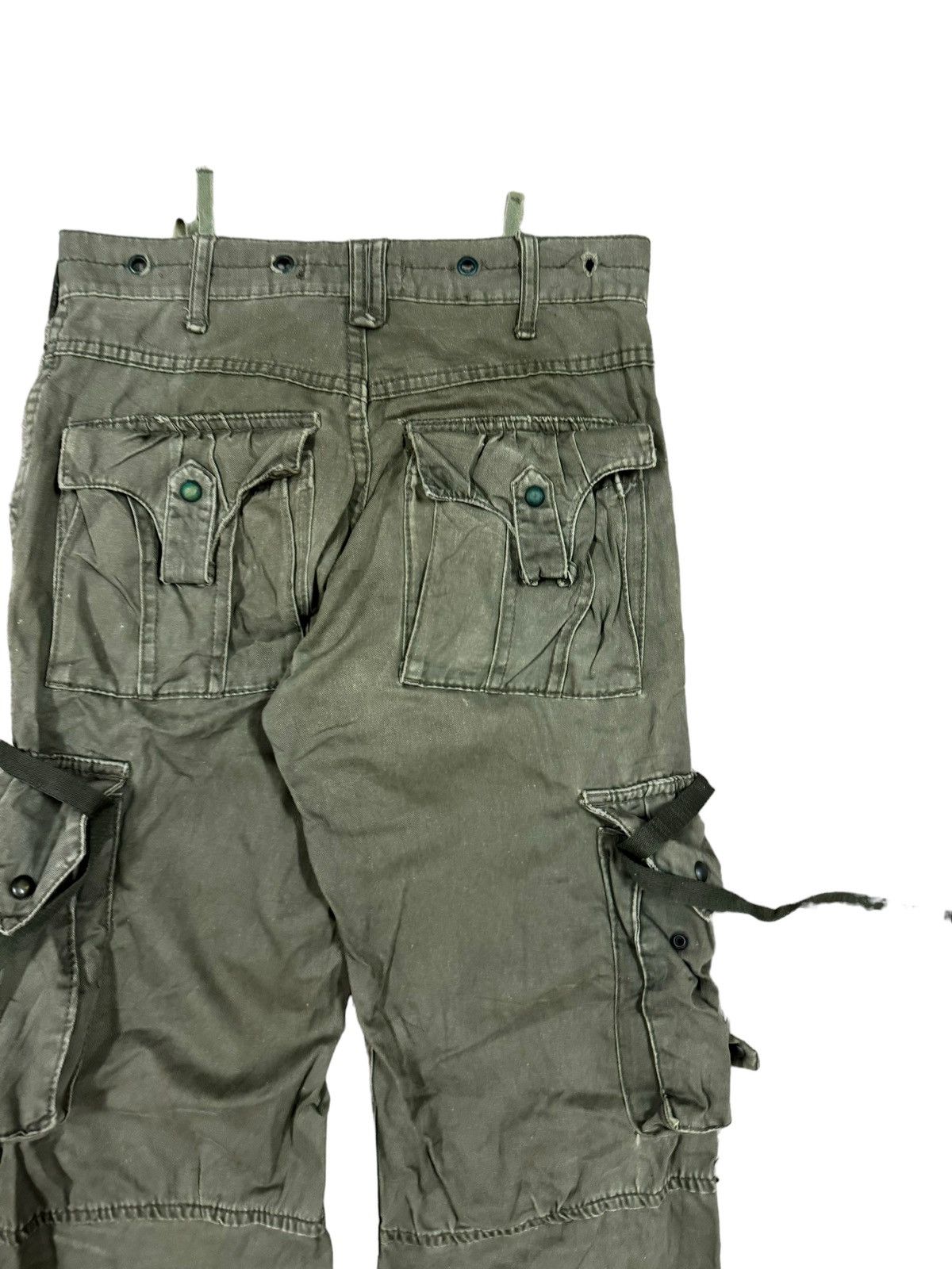 Japanese Brand × Orslow × Vintage Vtg🔥Japanese Brand Bondage Parachute Cargo Pants Size US 30 / EU 46 - 15 Thumbnail