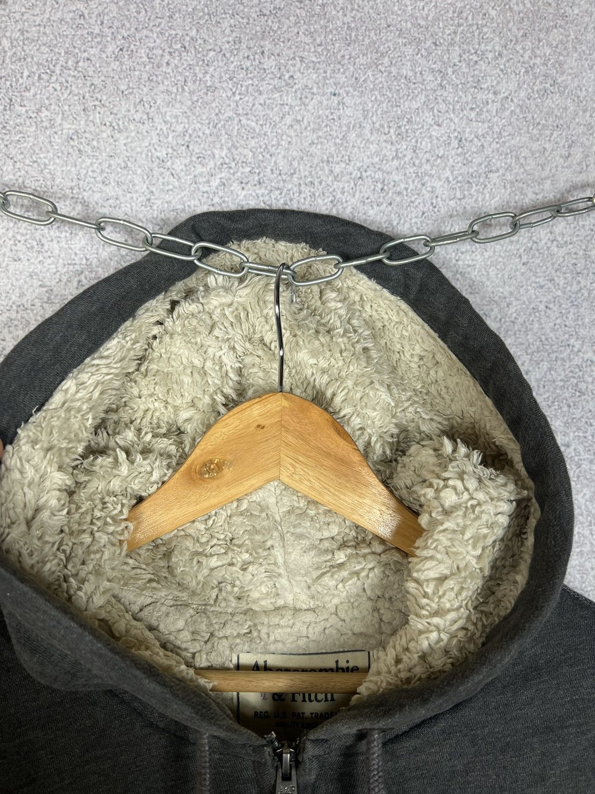 Abercrombie & Fitch Vintage Abercrombie Fitch Fur Zip Hoodie IF Six Nine Styled Size US S / EU 44-46 / 1 - 3 Thumbnail